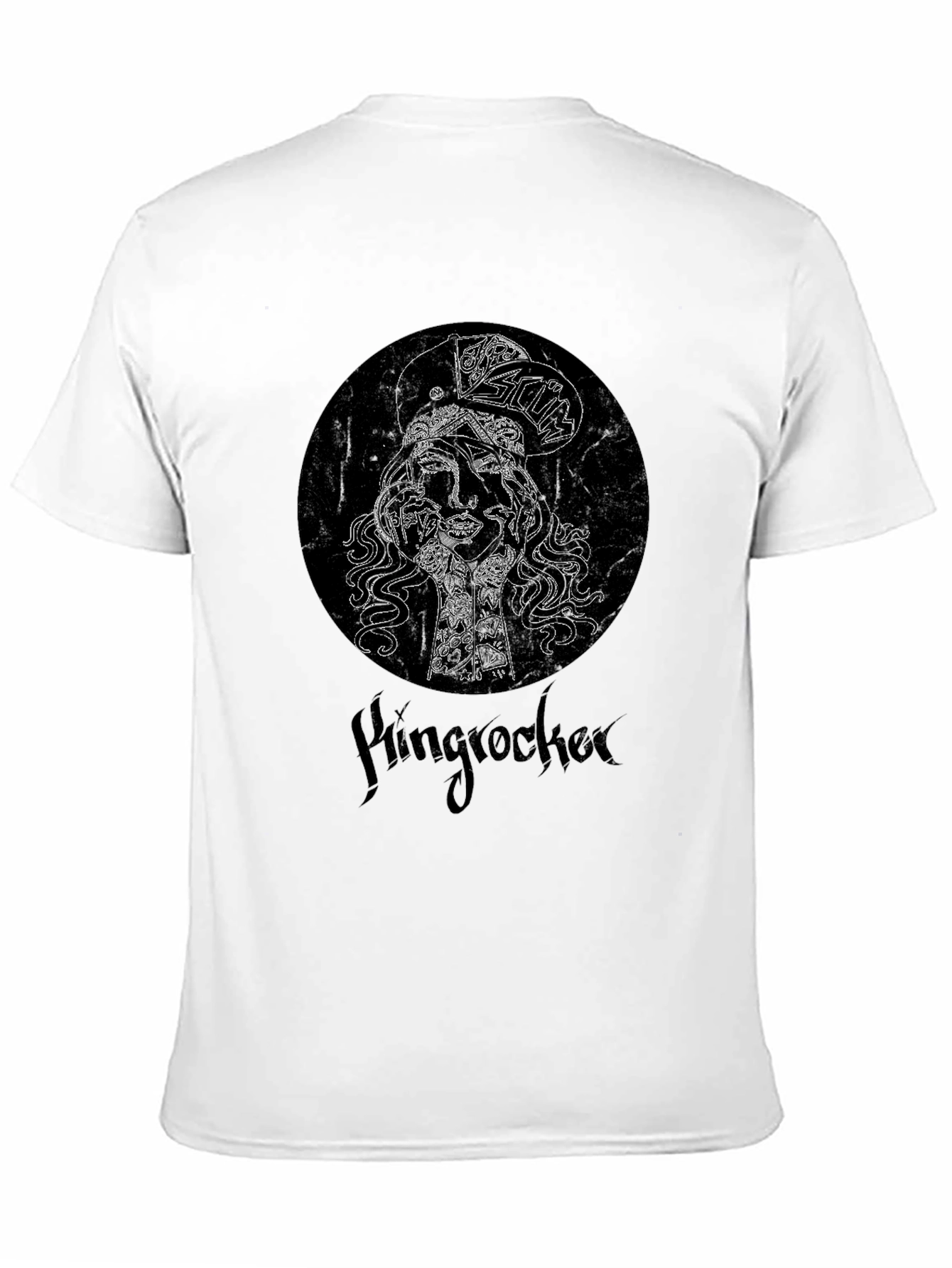 Hingrocker Graphic Print Black T-Shirt