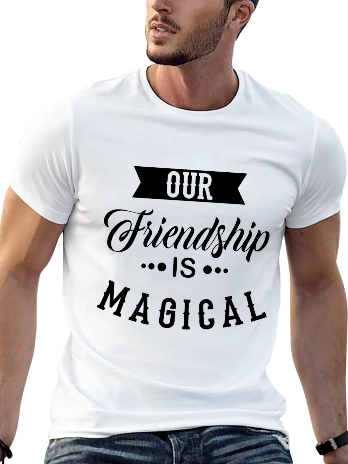 Our Friendship is Magical Black T-Shirt