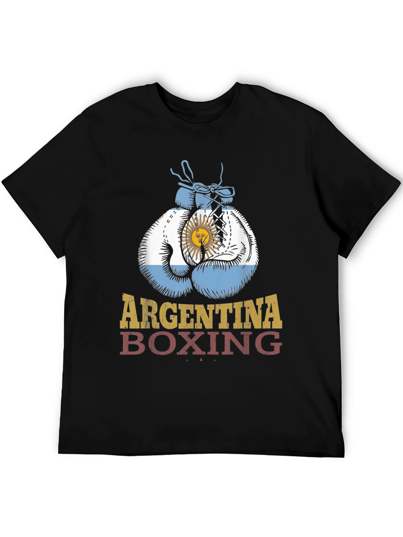Argentina Boxing Gloves T-Shirt - National Pride