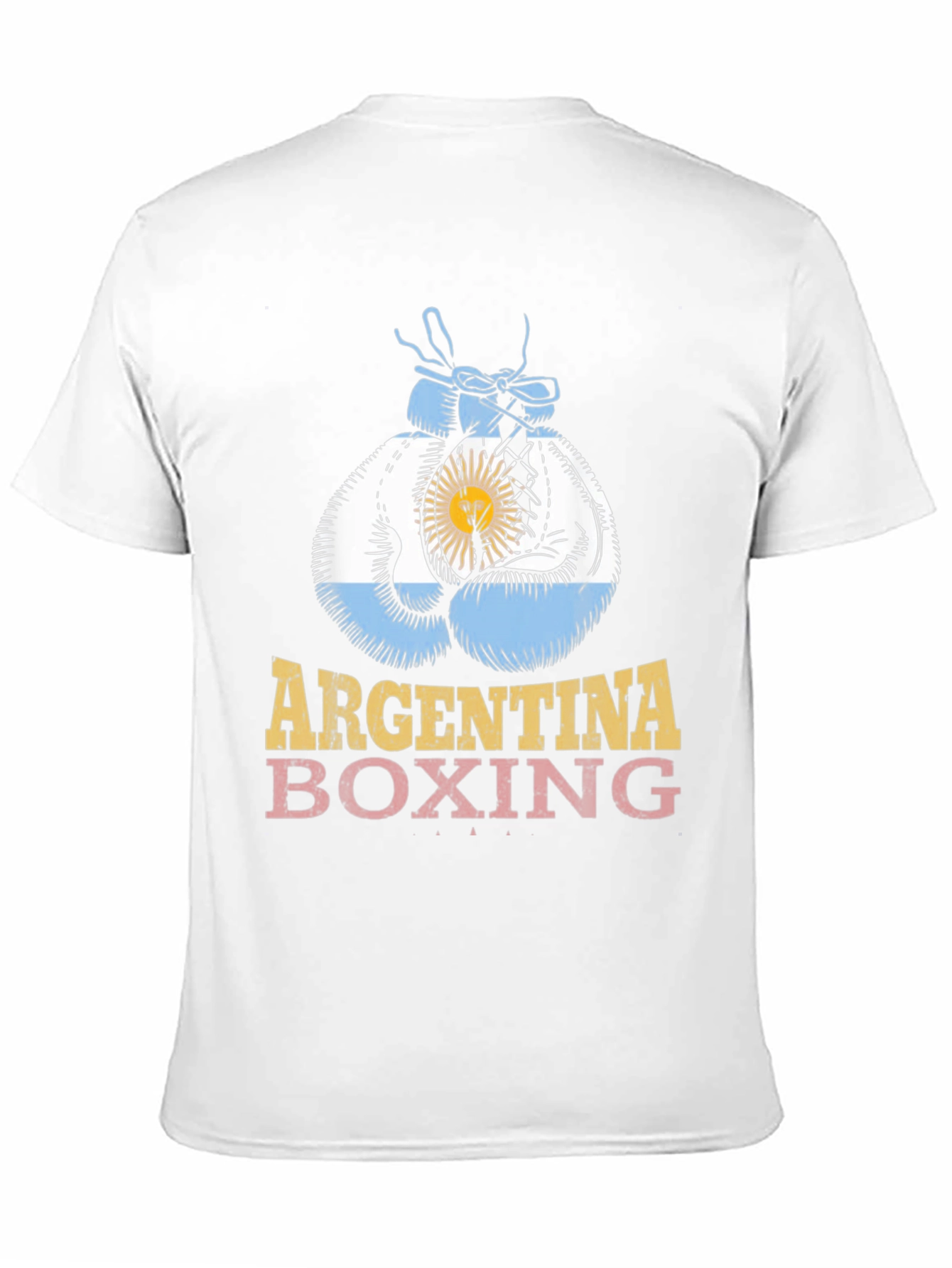 Argentina Boxing Gloves T-Shirt - National Pride