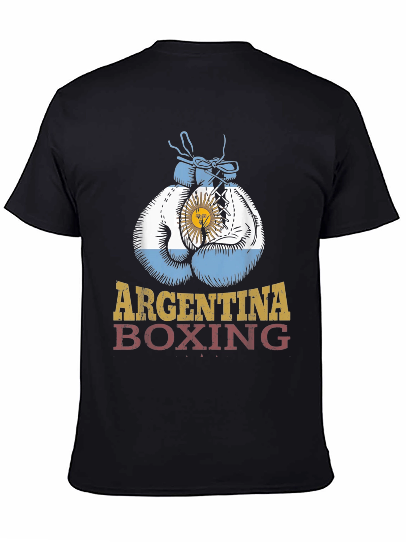 Argentina Boxing Gloves T-Shirt - National Pride