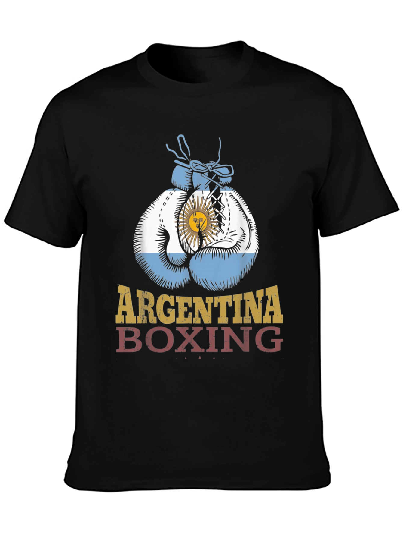 Argentina Boxing Gloves T-Shirt - National Pride