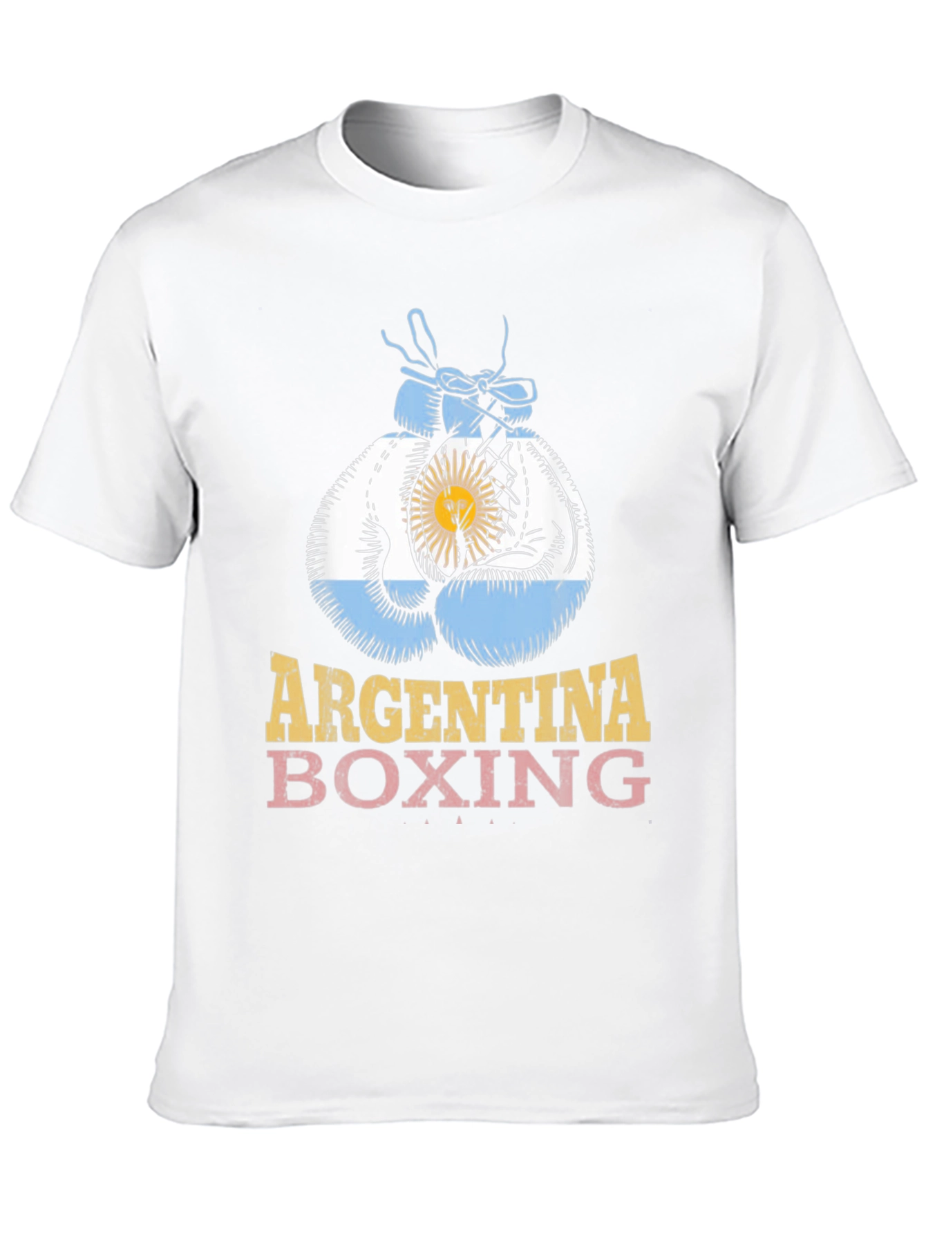 Argentina Boxing Gloves T-Shirt - National Pride