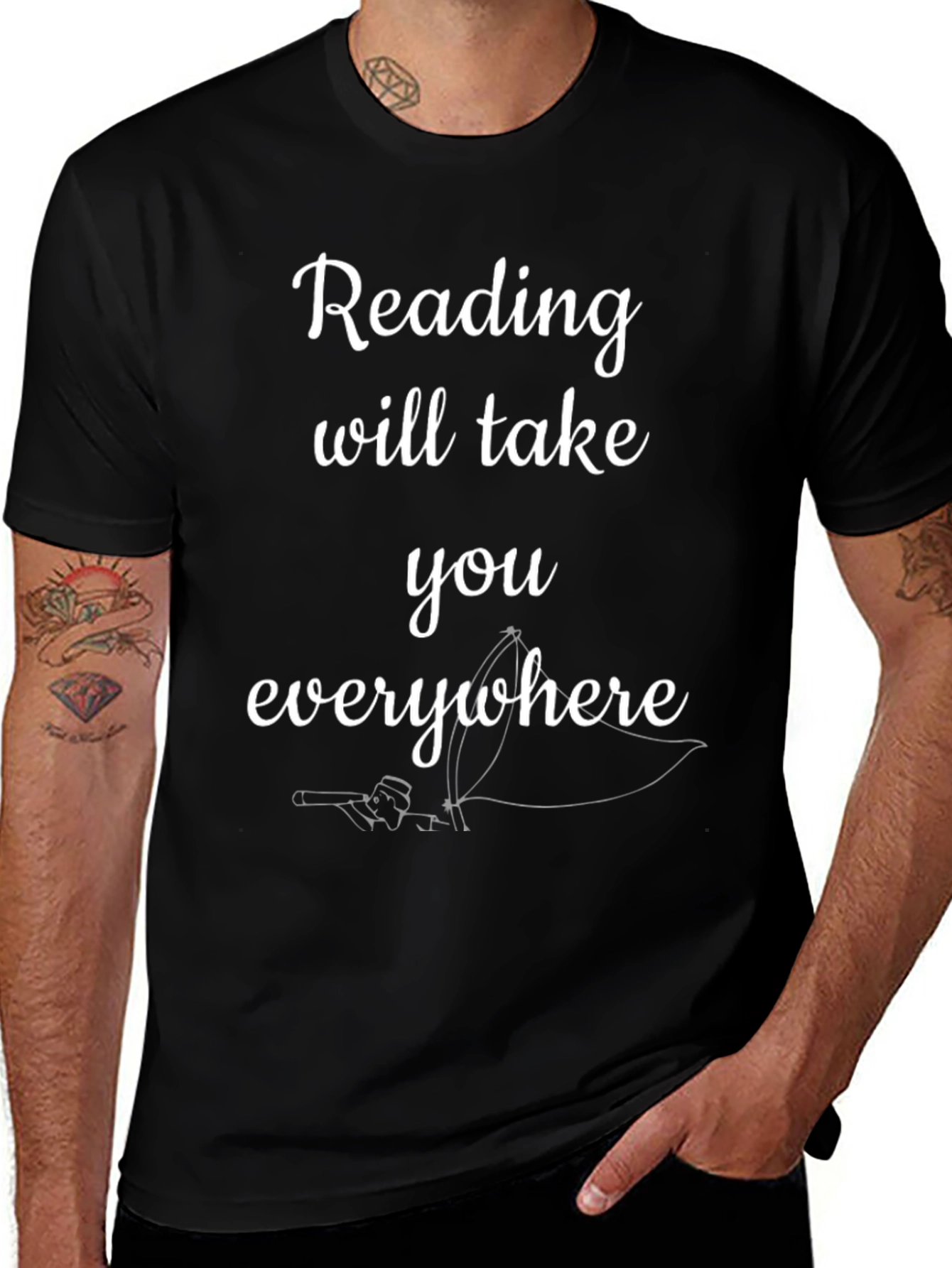 Reading Takes You Everywhere Graphic T-Shirt