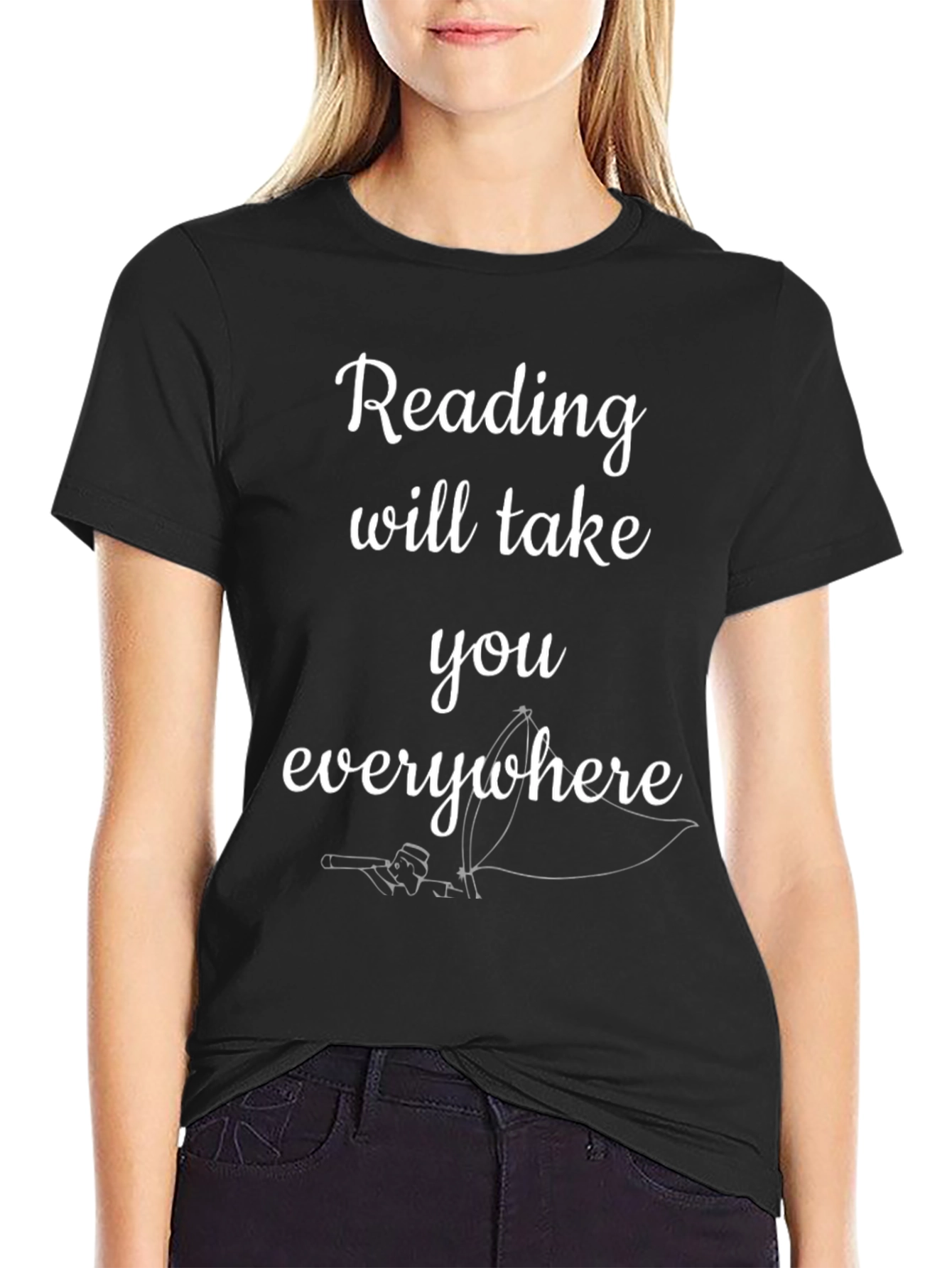Reading Takes You Everywhere Graphic T-Shirt