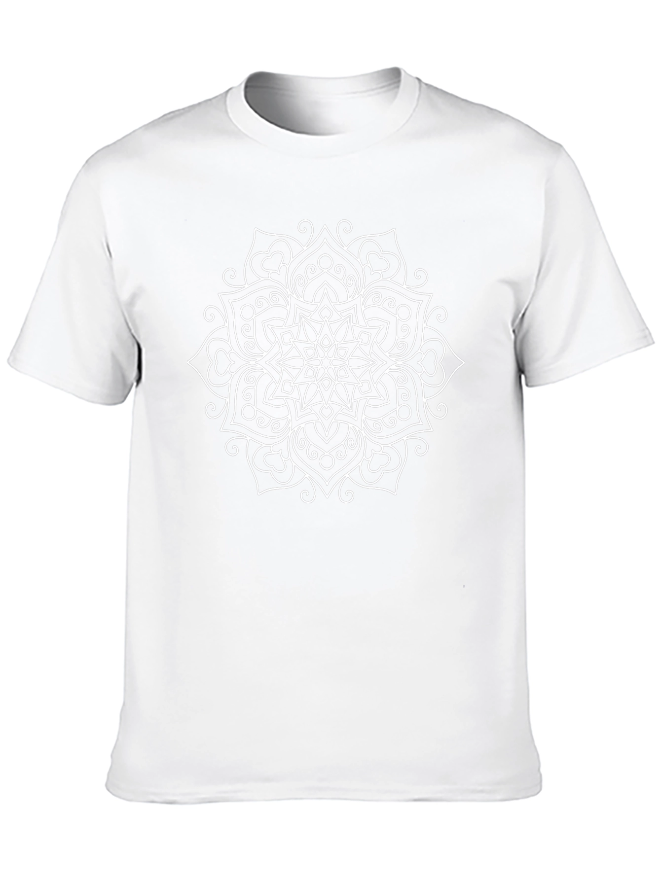 Mandala Graphic Print Black T-Shirt