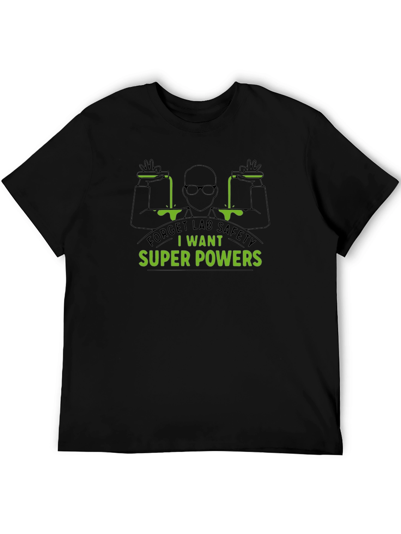 Super Powers T-Shirt Lab Safety Graphic Tee
