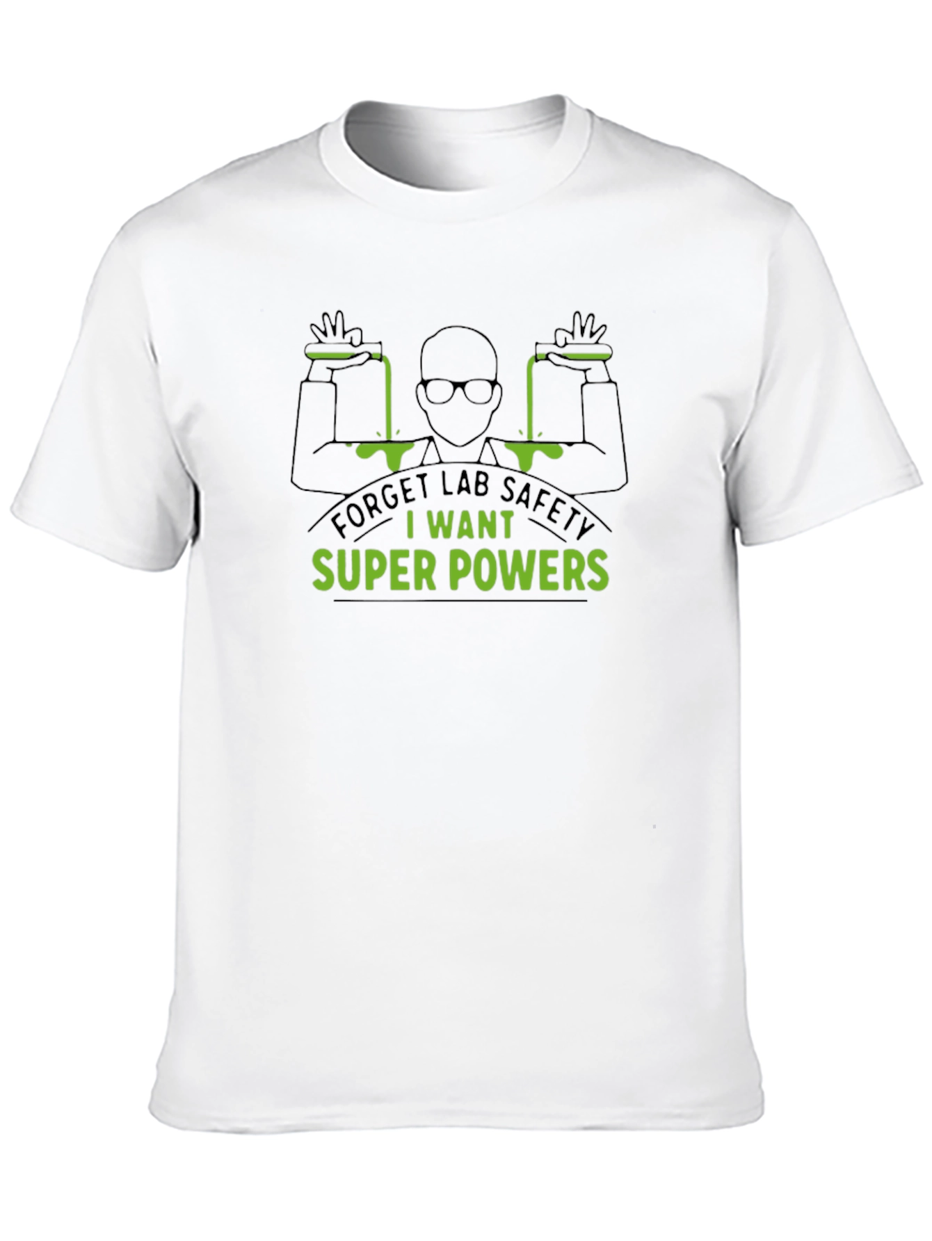 Super Powers T-Shirt Lab Safety Graphic Tee