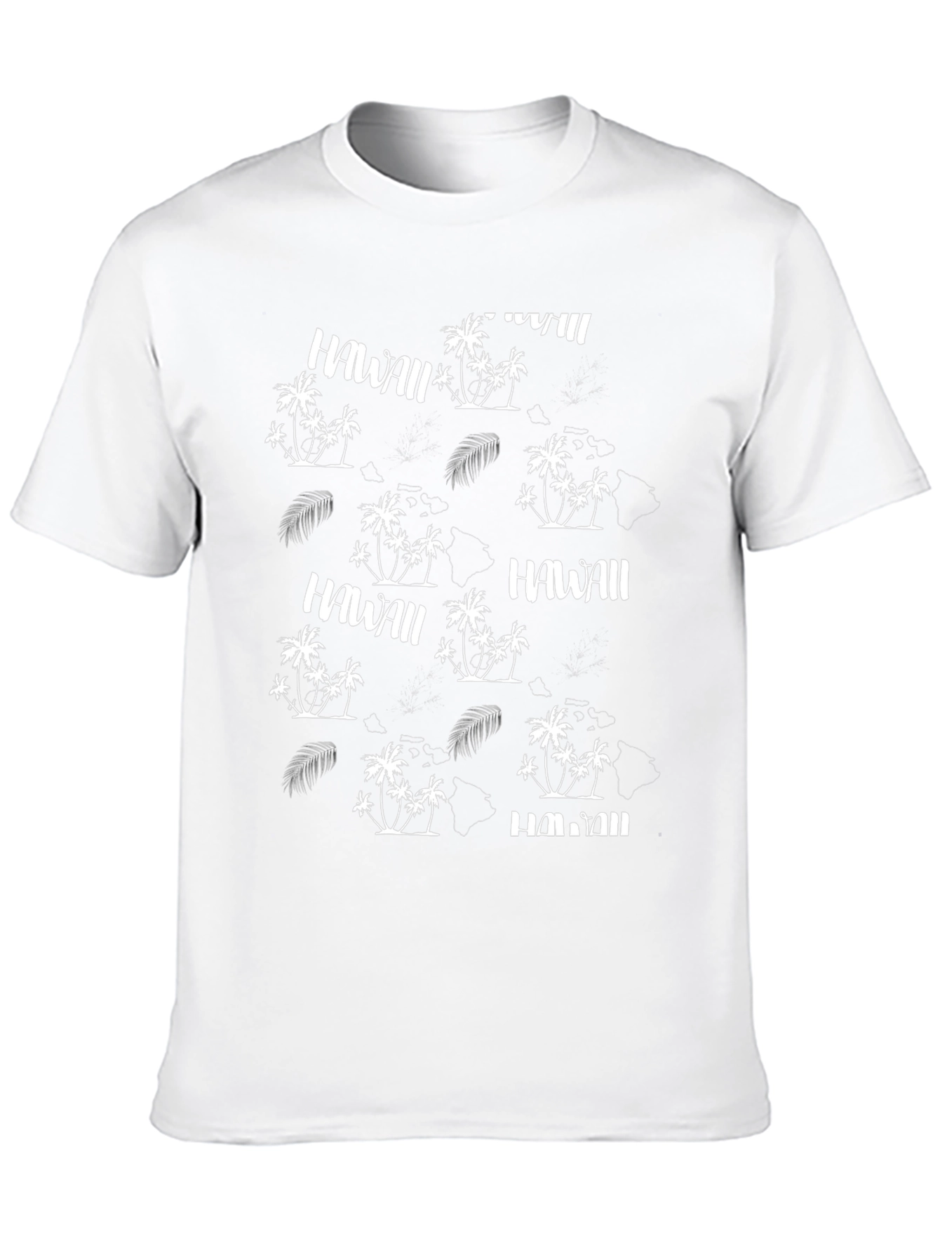 Hawaii Themed Black T-Shirt