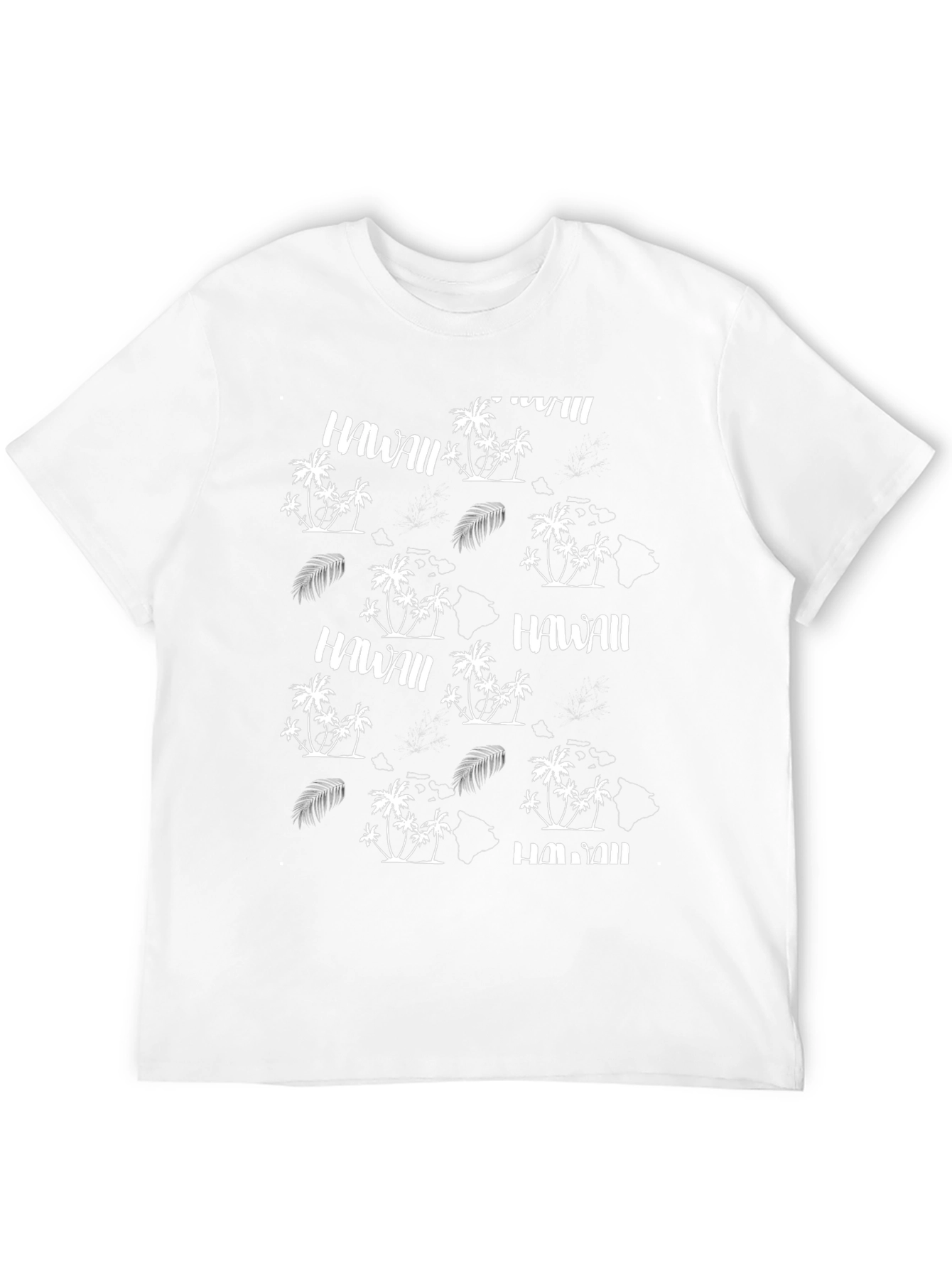 Hawaii Themed Black T-Shirt
