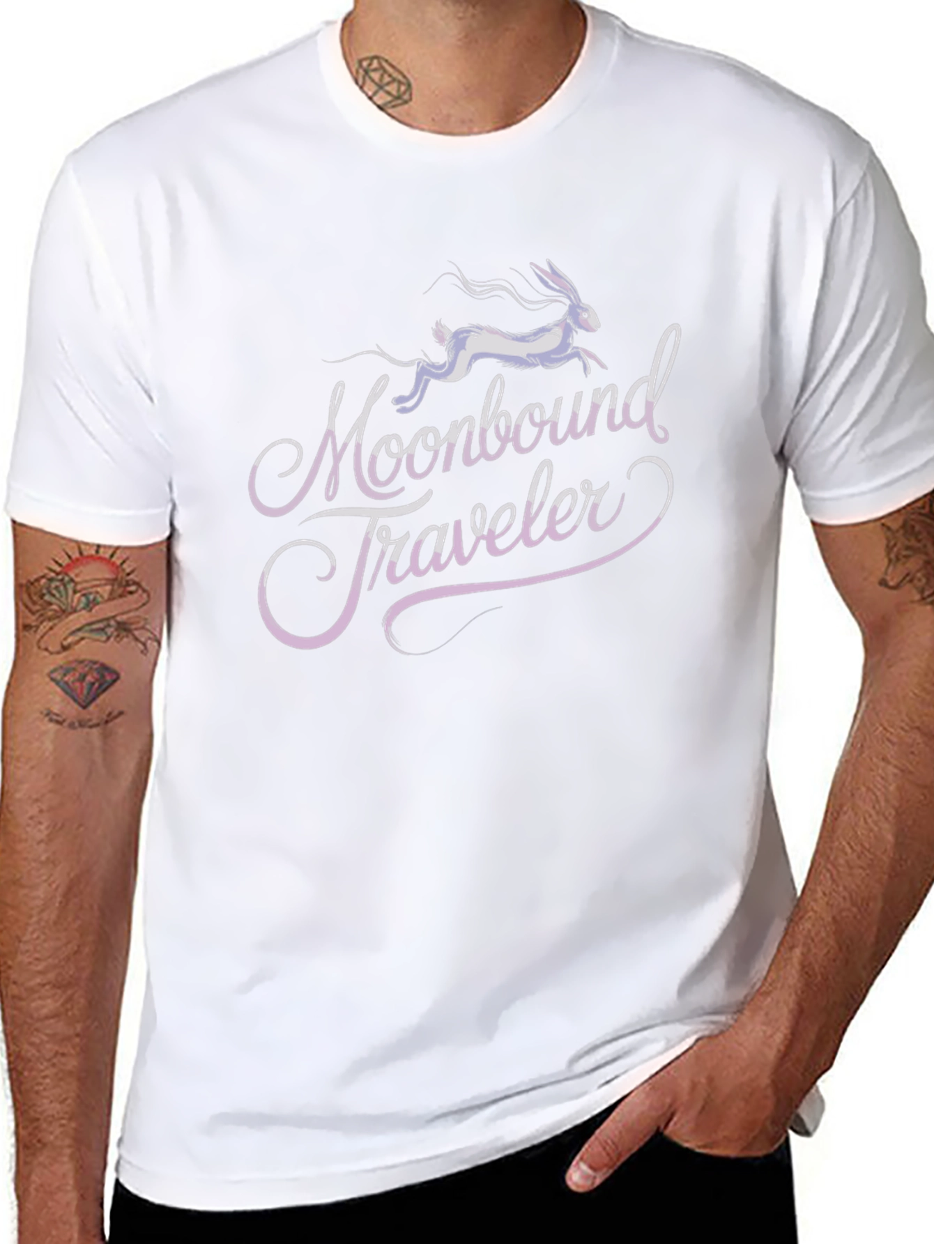 Moonbound Traveler Graphic T-Shirt