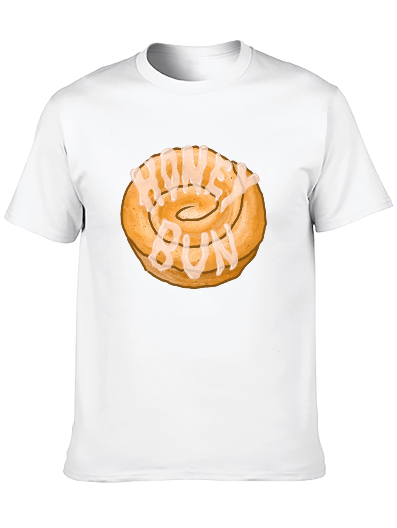 Honey Bun Graphic Tee - Sweet Treat Design
