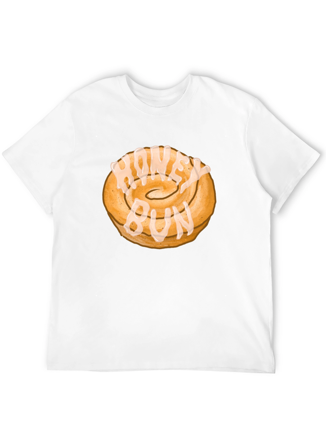 Honey Bun Graphic Tee - Sweet Treat Design