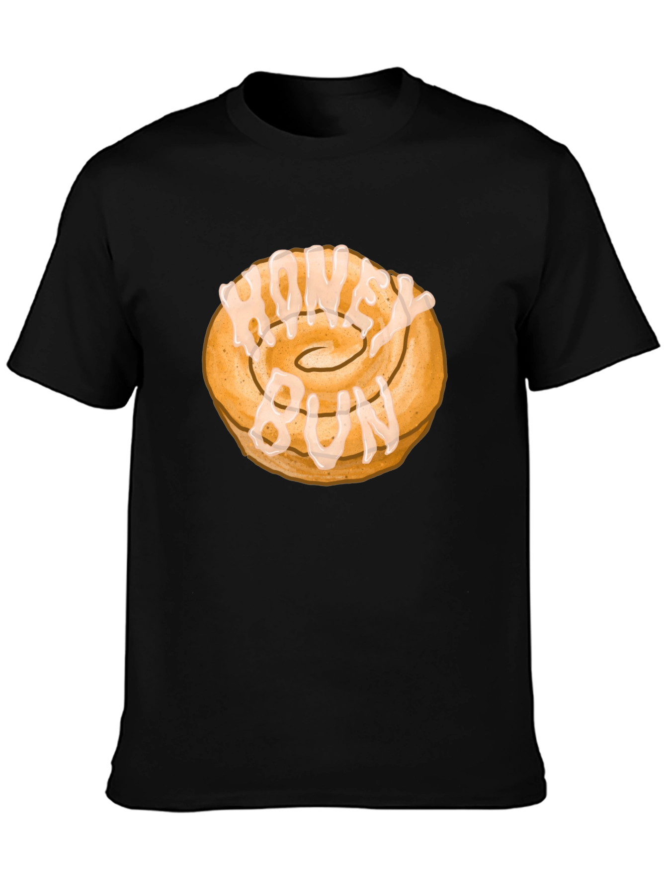 Honey Bun Graphic Tee - Sweet Treat Design