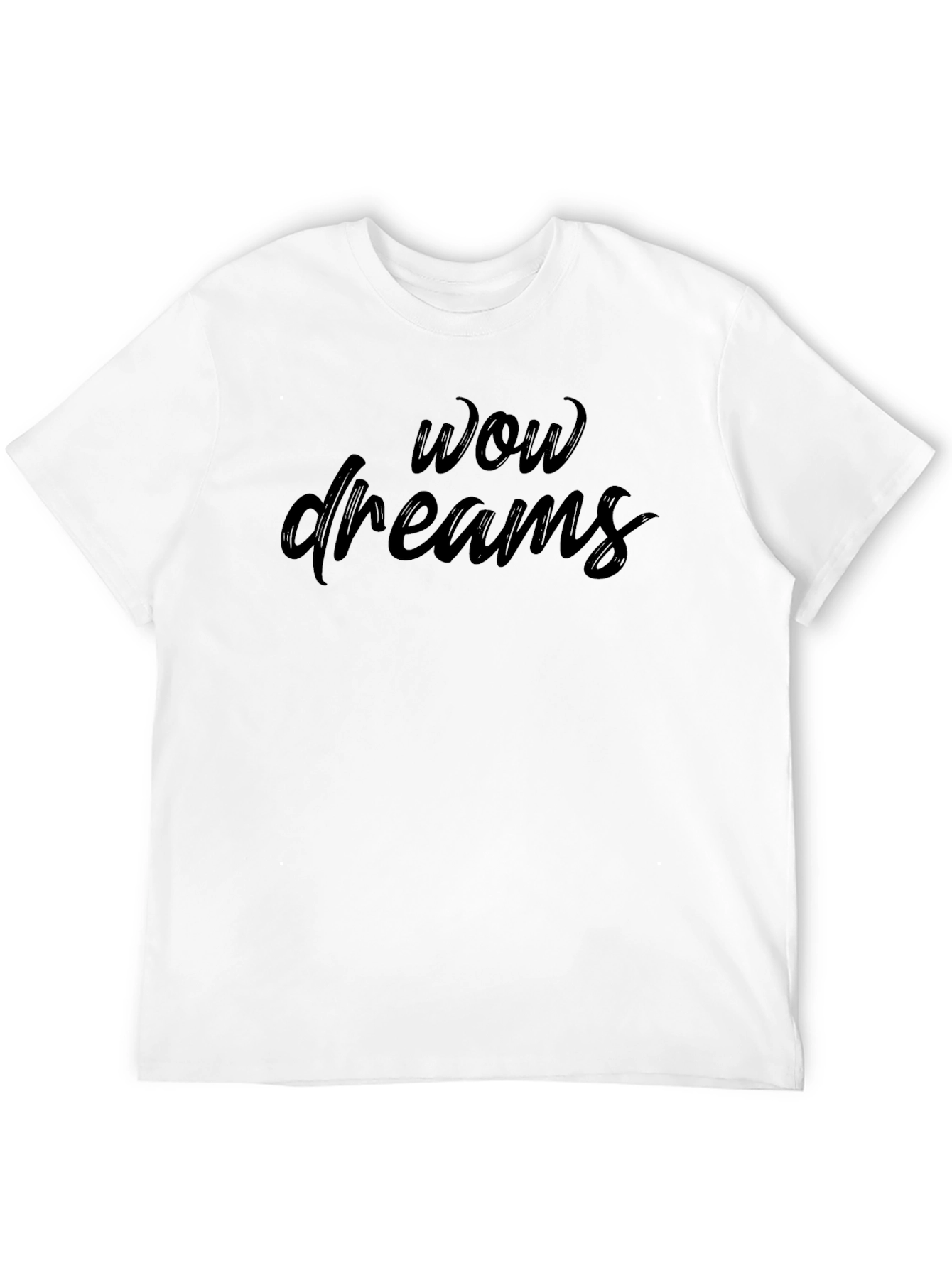 Wow Dreams Black T-Shirt