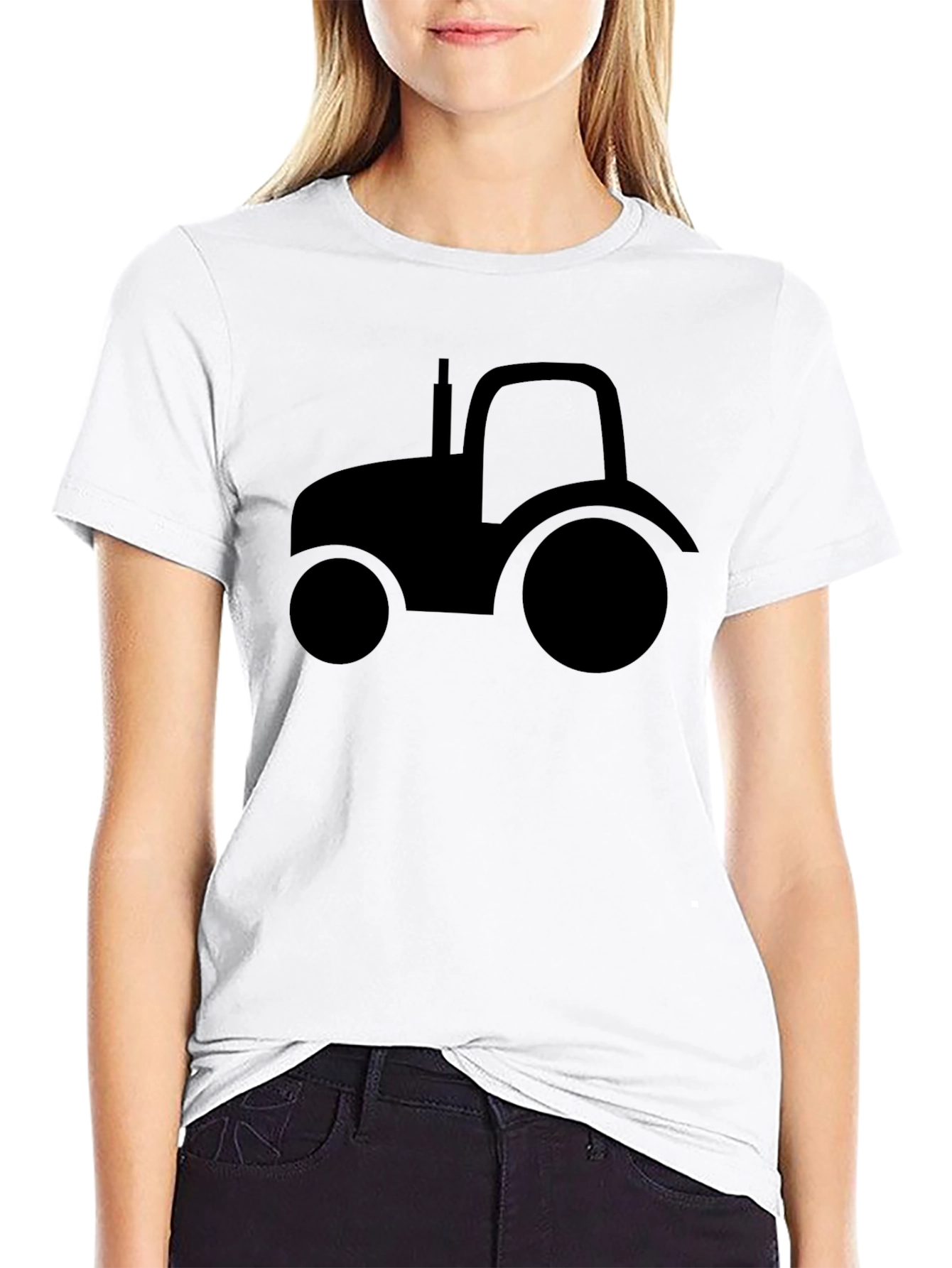 Black Tractor Graphic Tee - Farm Life Apparel