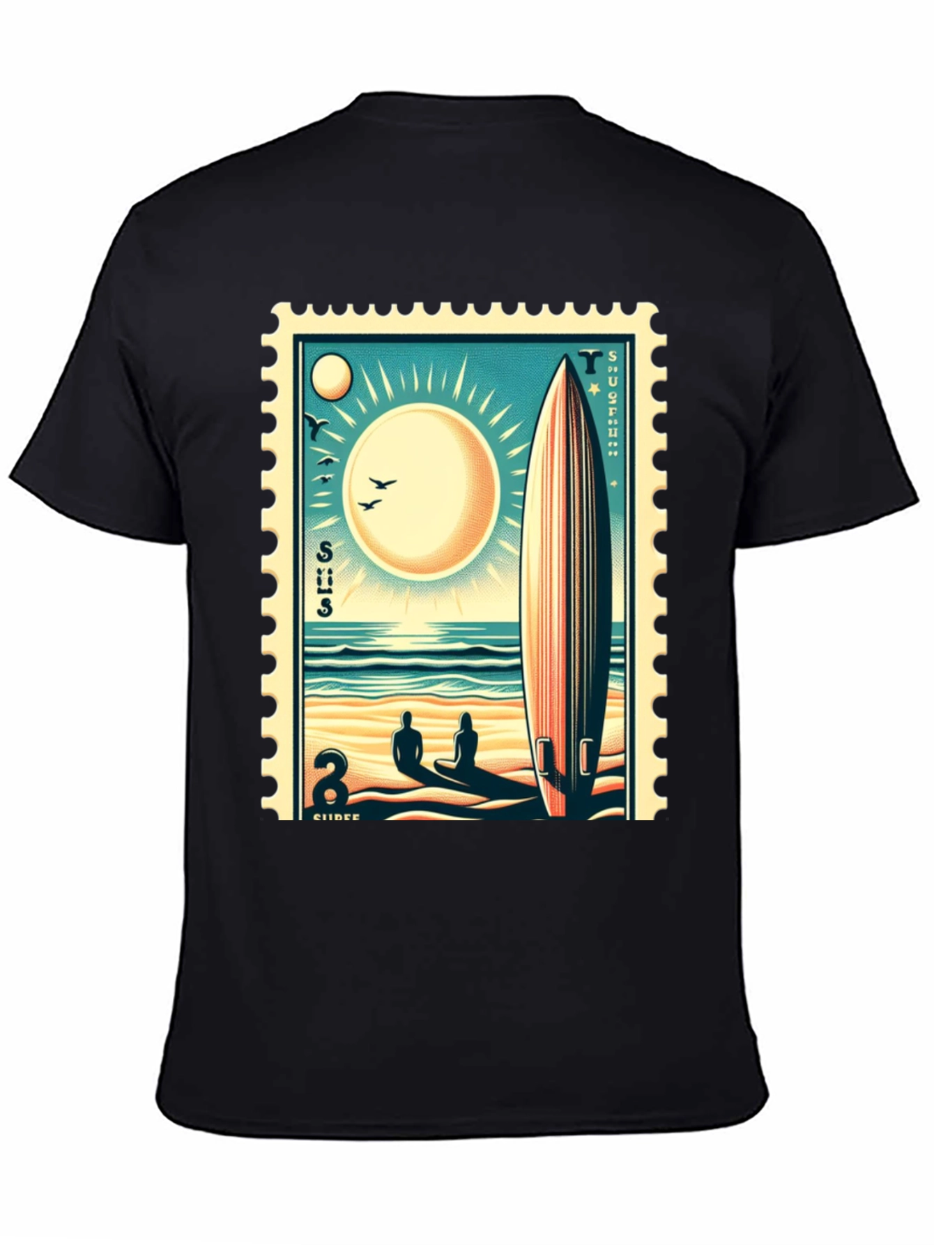 Surfing Stamp Tee