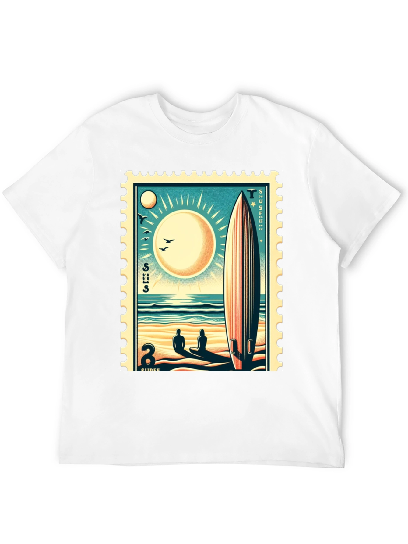 Surfing Stamp Tee