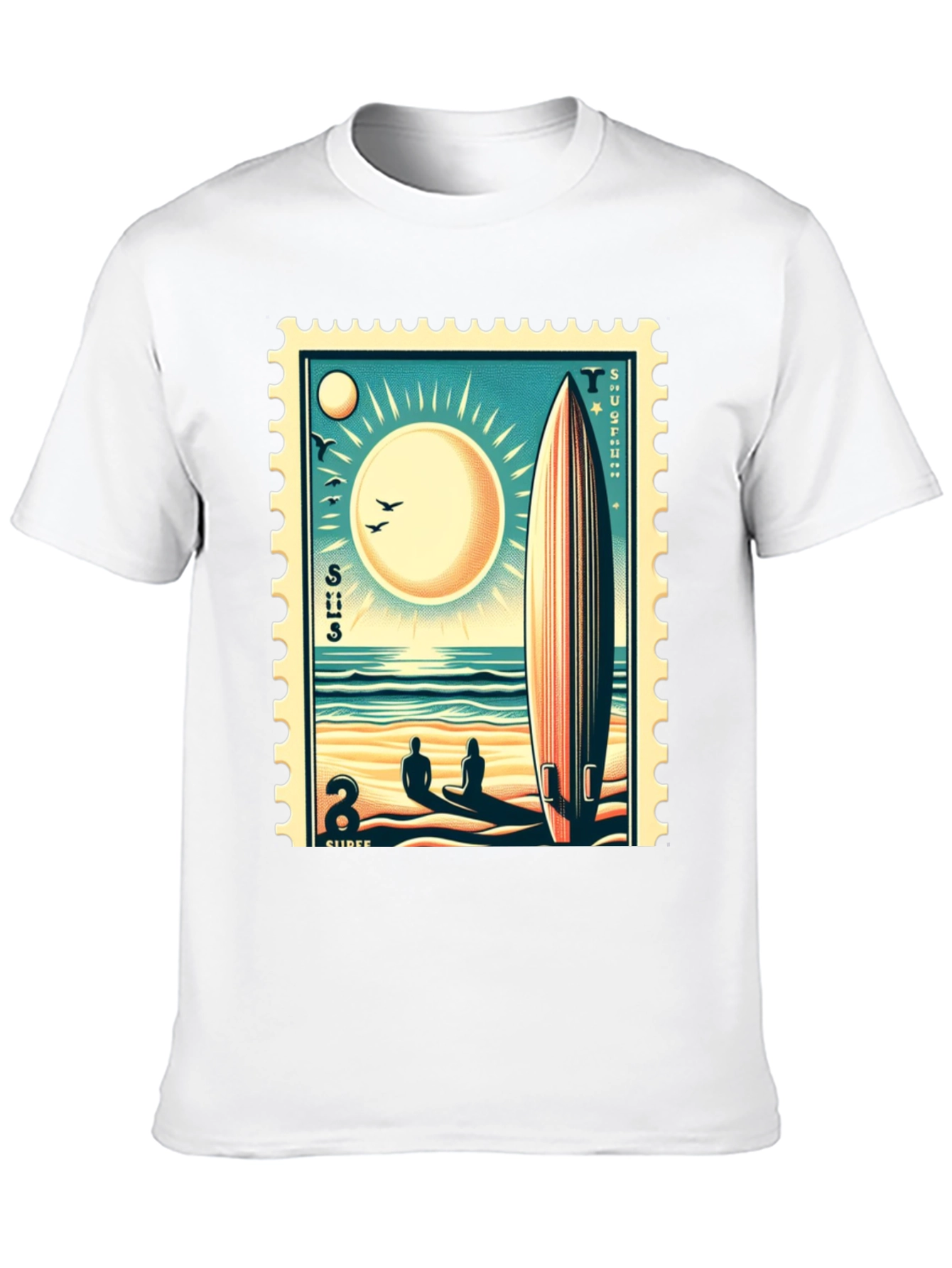 Surfing Stamp Tee