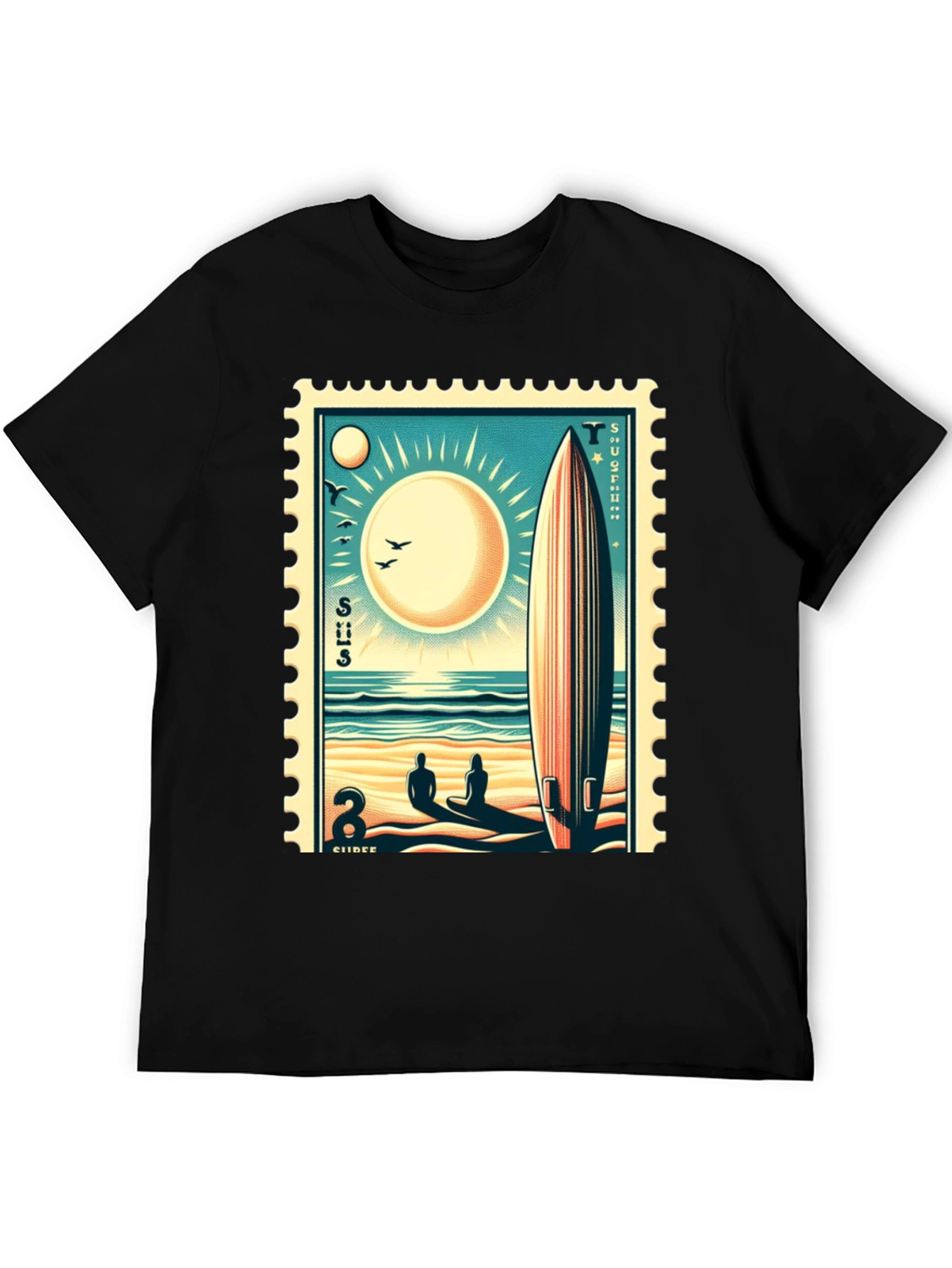 Surfing Stamp Tee