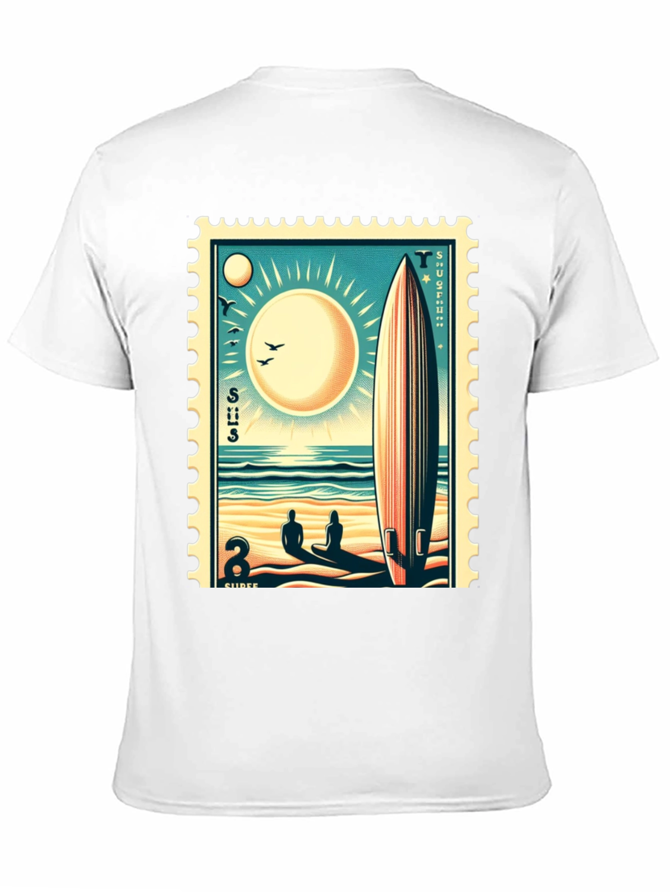 Surfing Stamp Tee