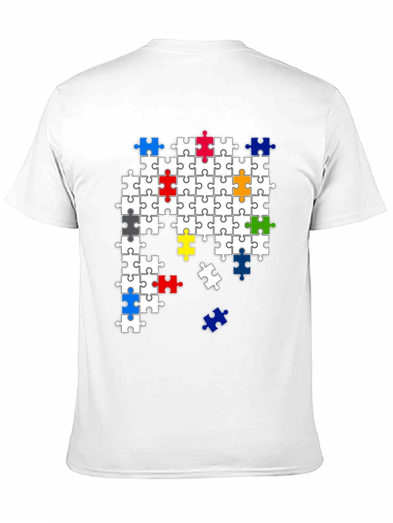 Puzzle Piece Graphic T-Shirt