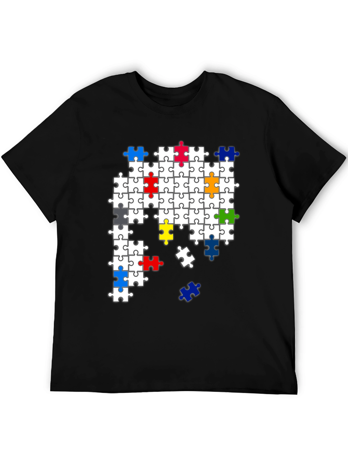 Puzzle Piece Graphic T-Shirt