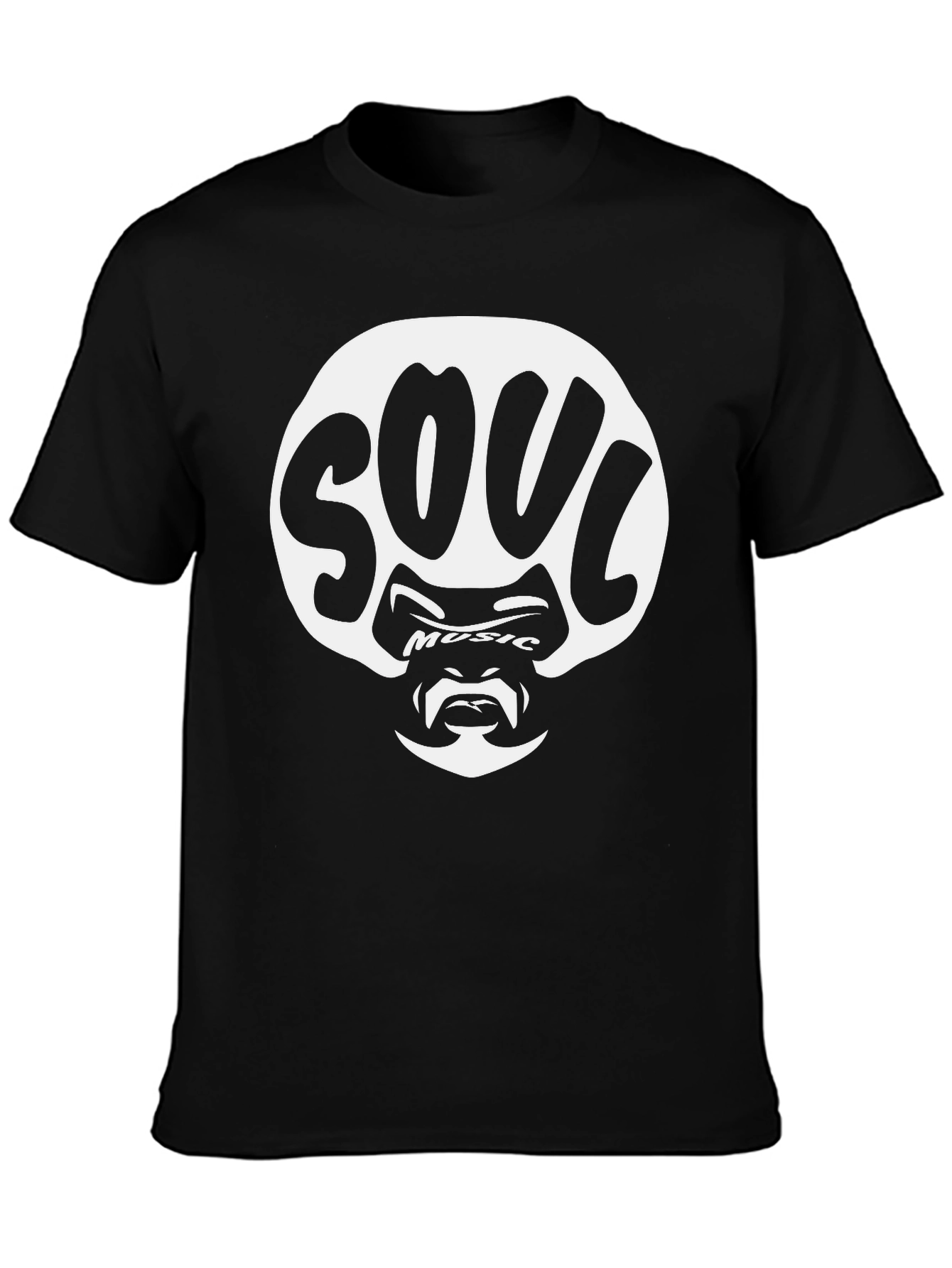 Soul Music Graphic T-Shirt - Black