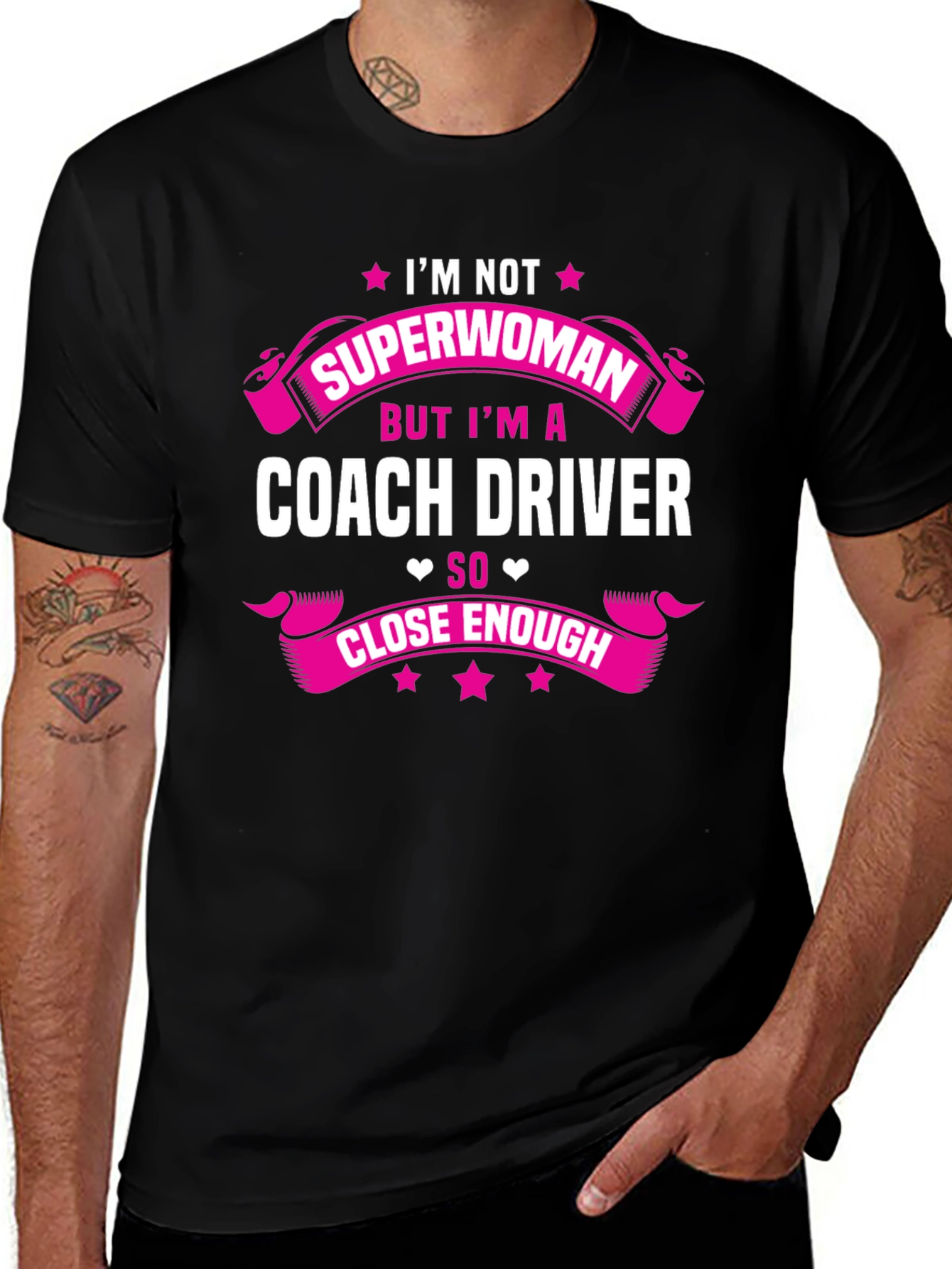 Coach Driver Superwoman Graphic T-Shirt