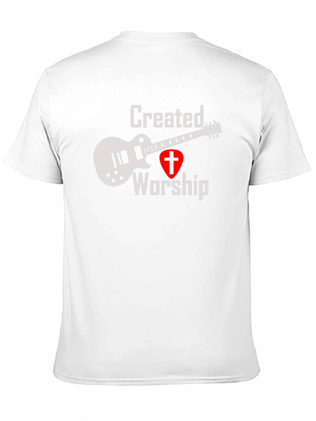 Created To Worship T-Shirt - Guitar Christian Tee
