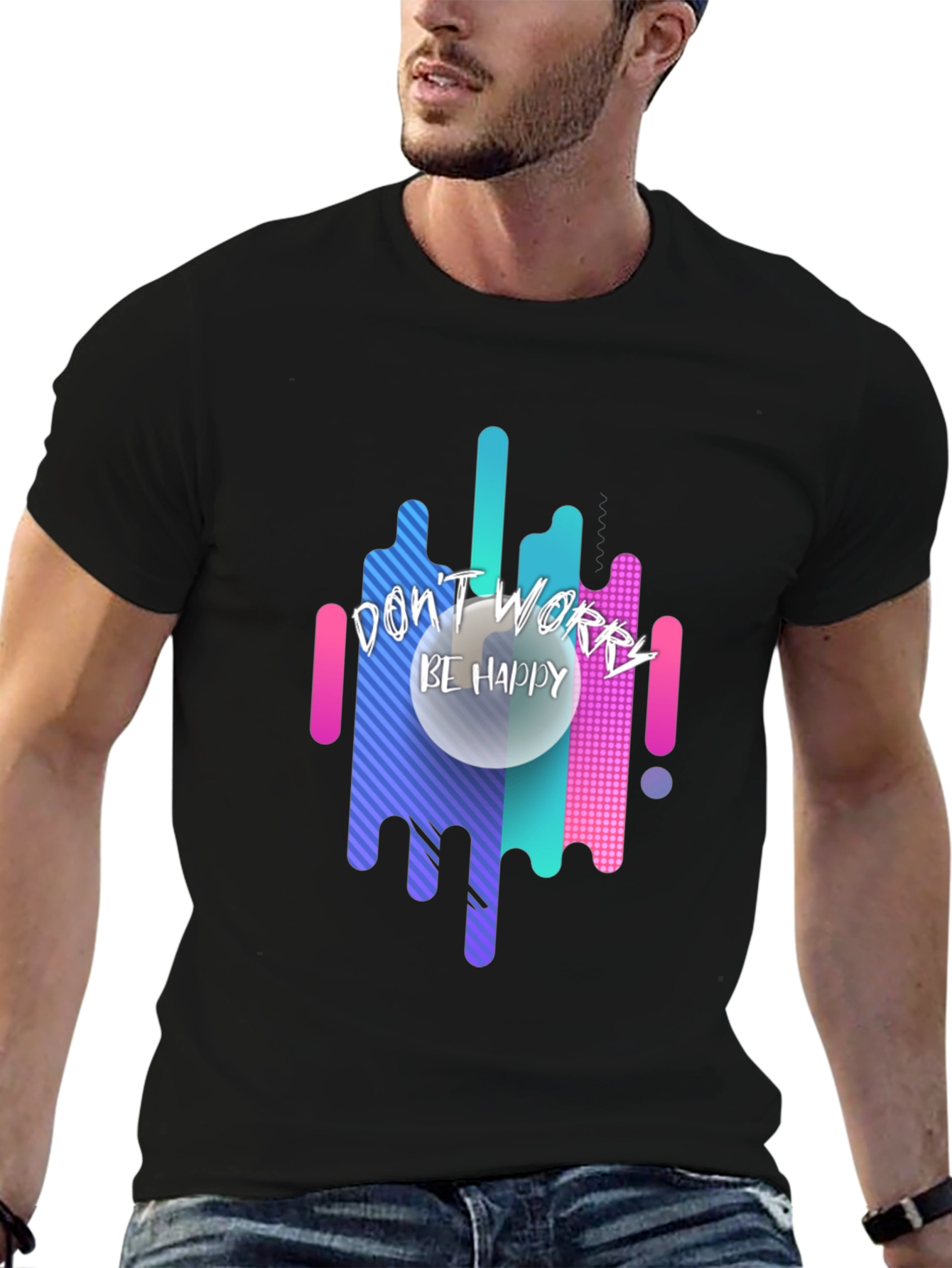 Dont Worry Be Happy Graphic Tee