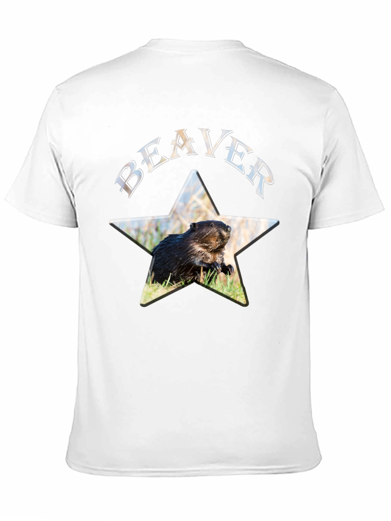 Beaver Star Graphic Black T-Shirt