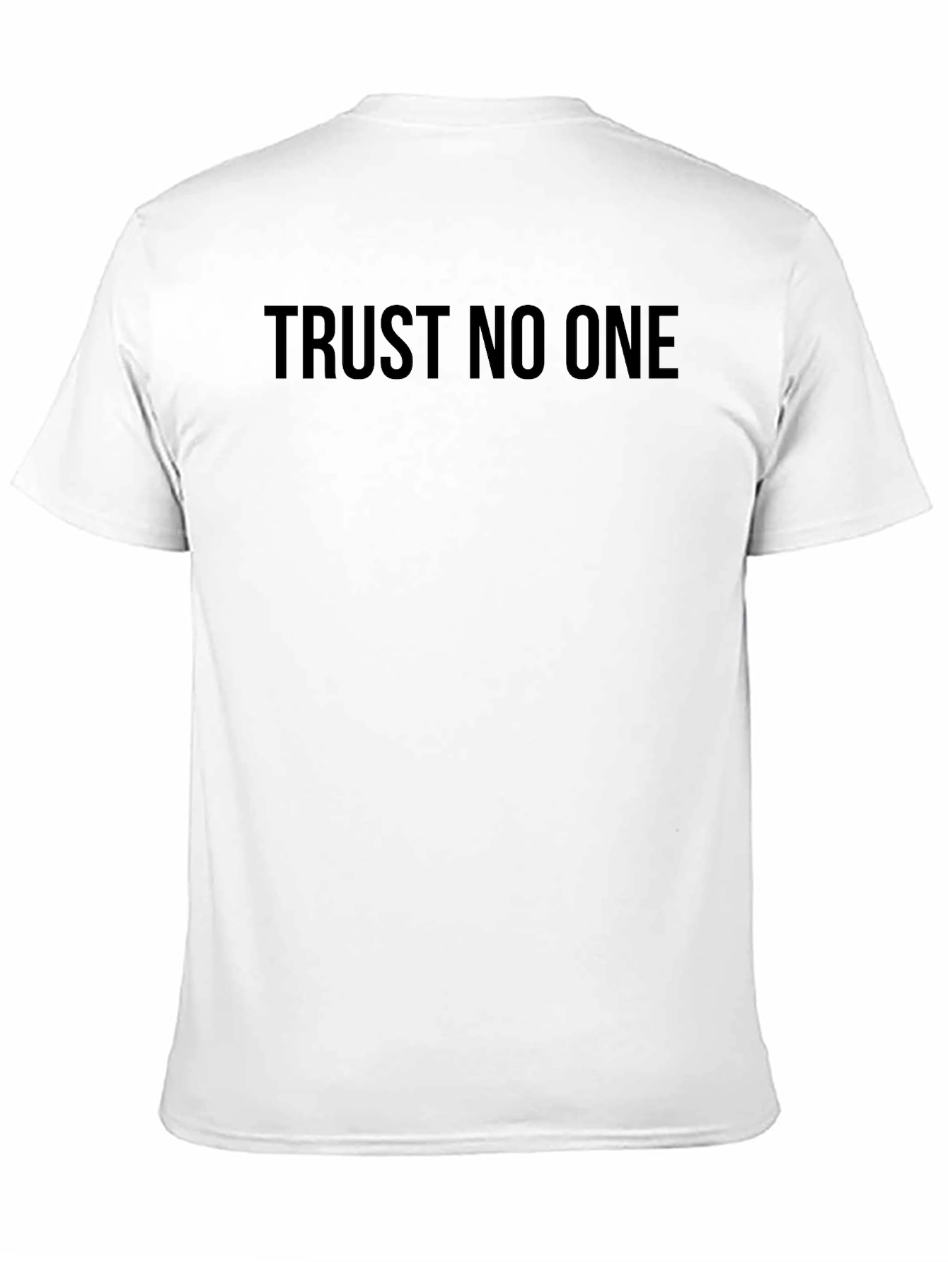 Trust No One Black Graphic Tee