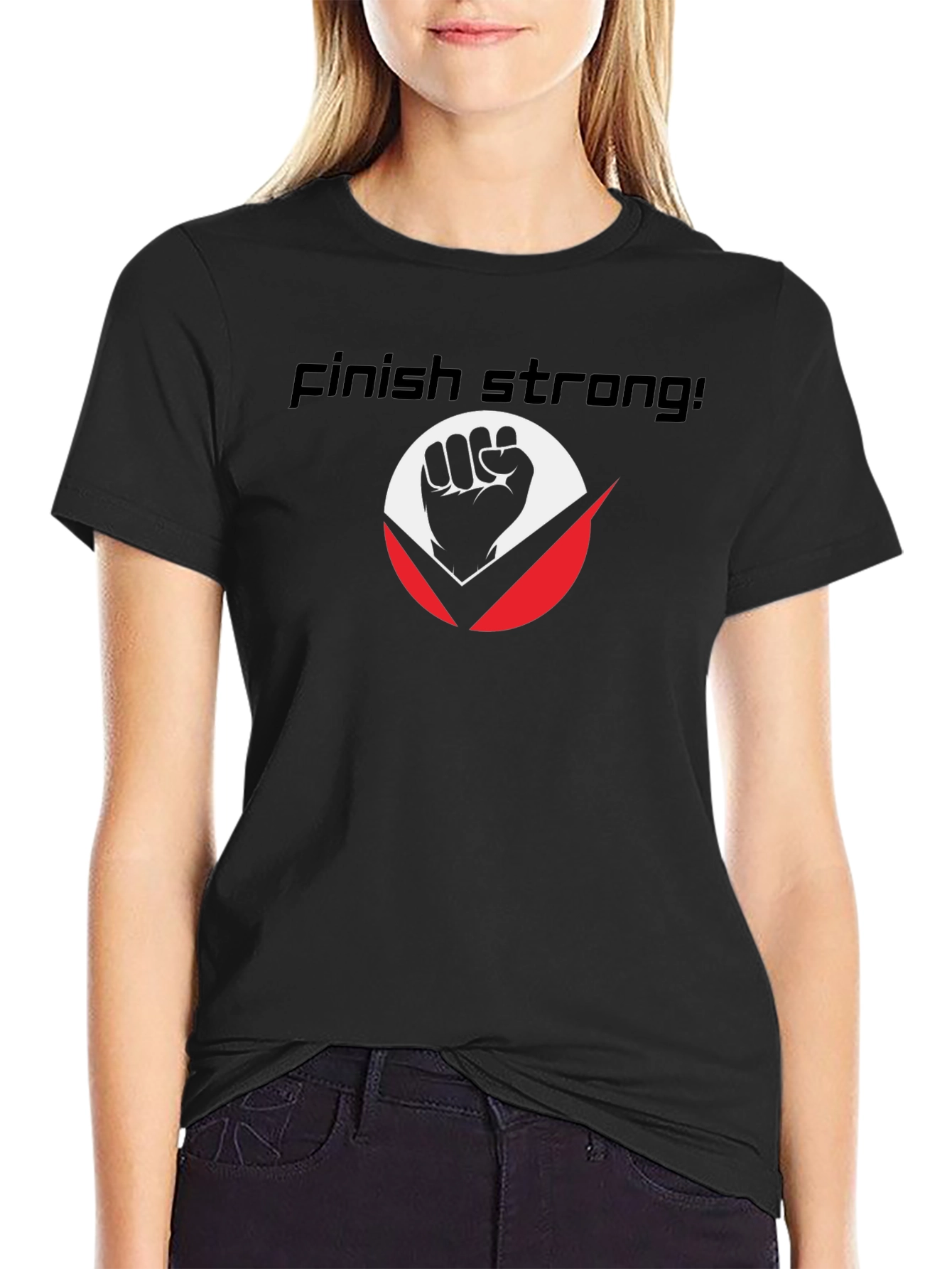 Finish Strong Graphic T-Shirt