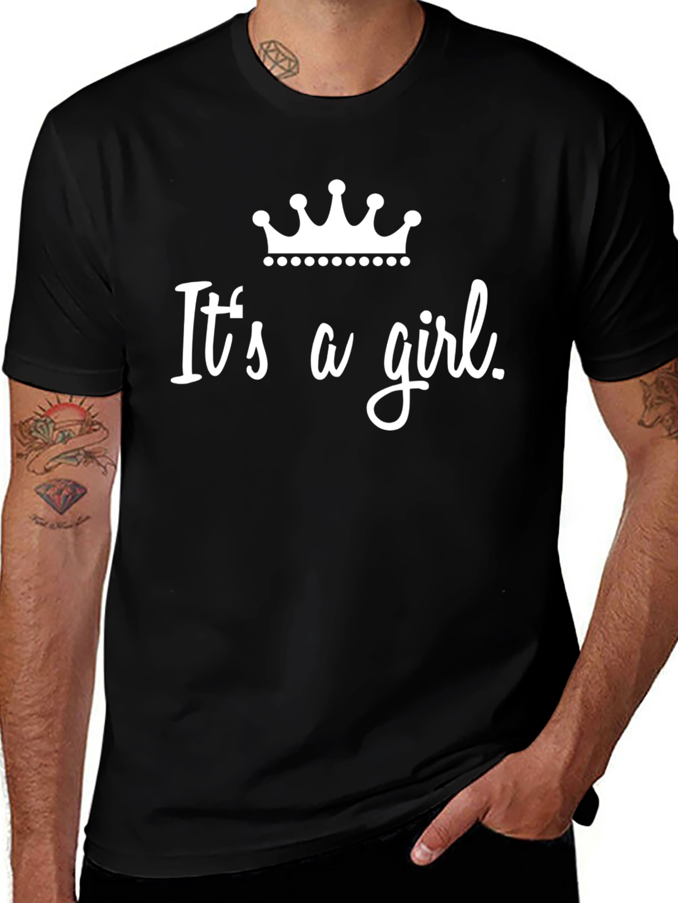 Its a Girl T-Shirt Baby Shower Gift Tee