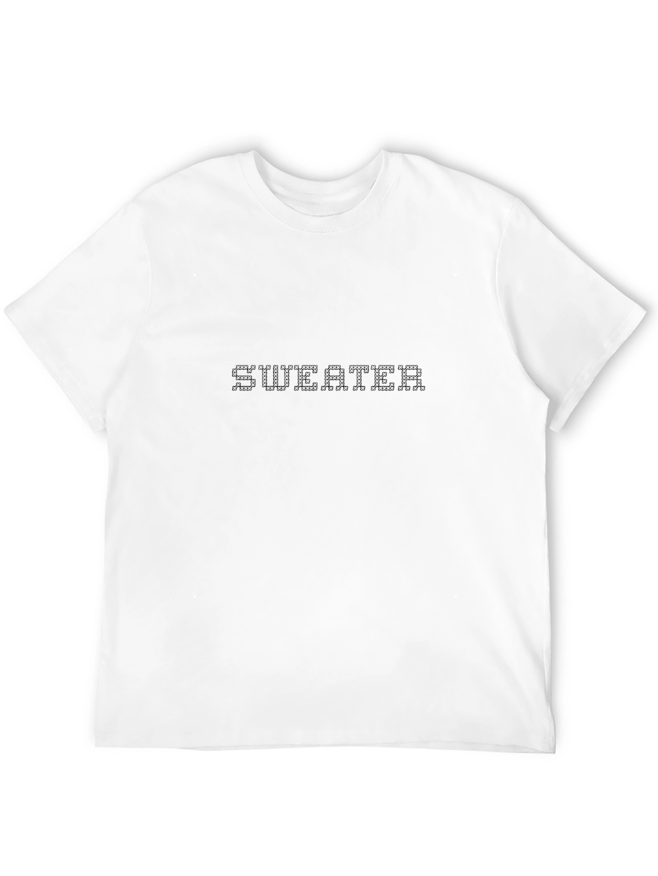 Sweater Graphic Black T-Shirt