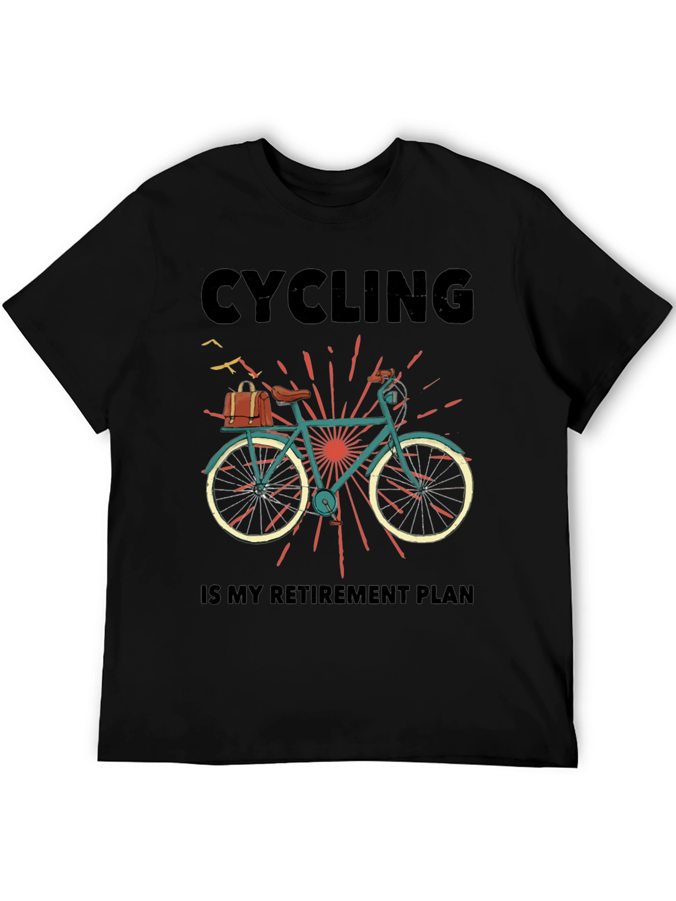 Cycling Retirement Plan Graphic T-Shirt