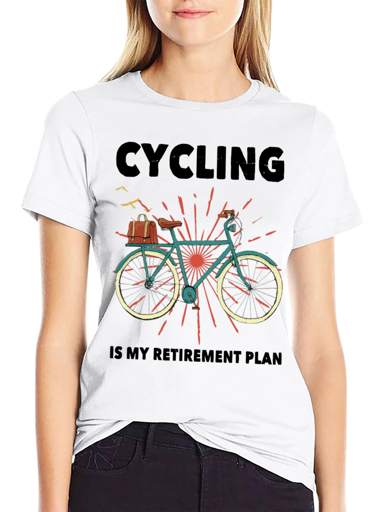 Cycling Retirement Plan Graphic T-Shirt