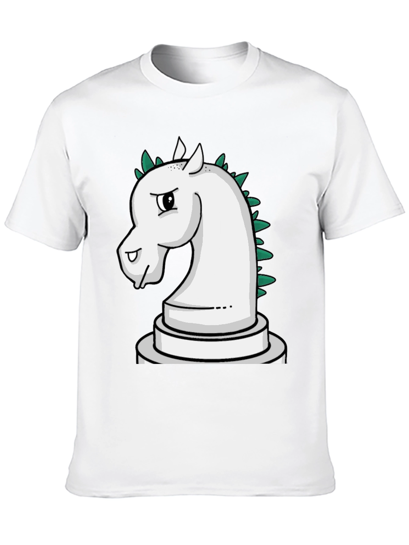 Chess Knight T-Shirt - Unique Cartoon Design