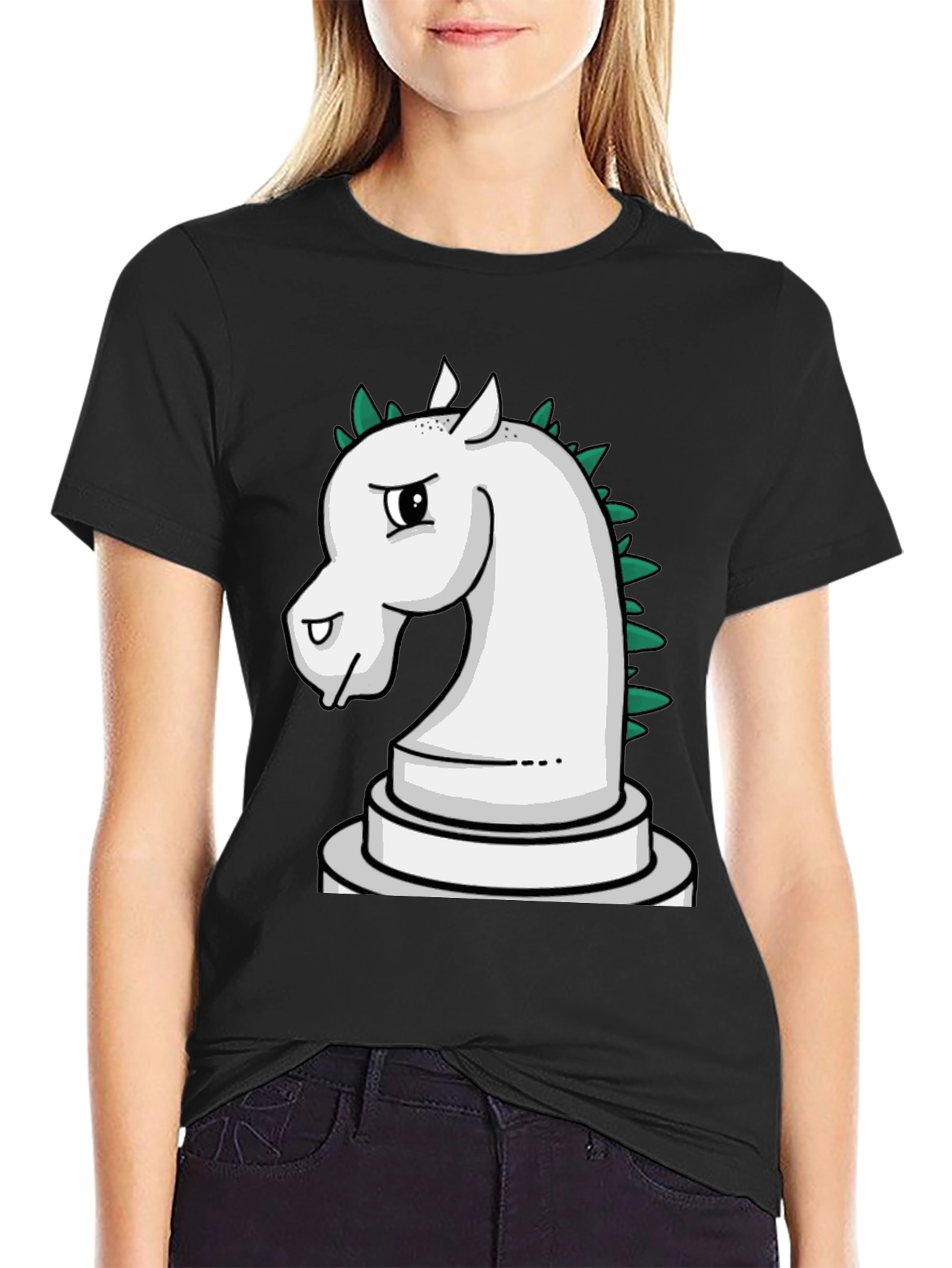 Chess Knight T-Shirt - Unique Cartoon Design