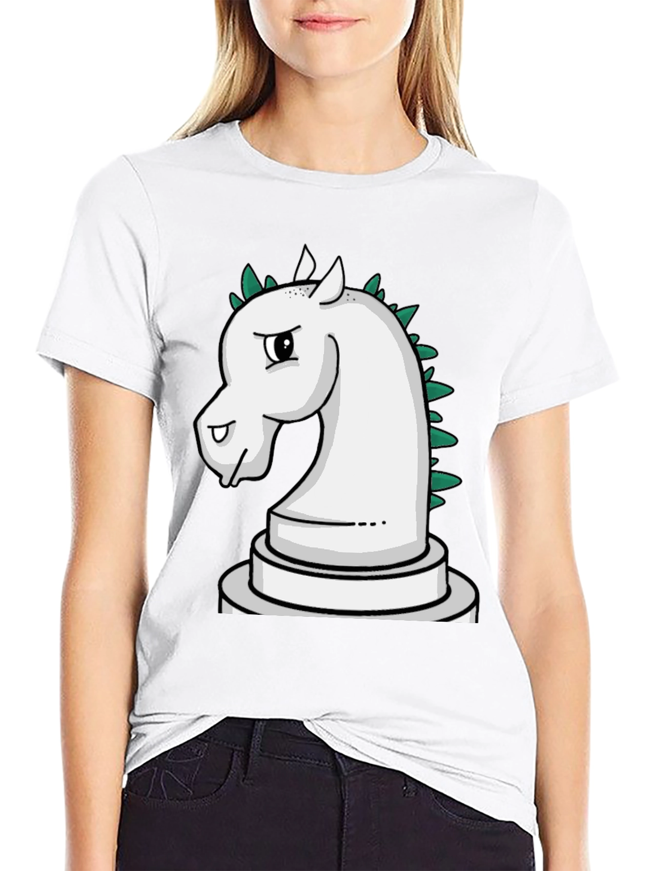 Chess Knight T-Shirt - Unique Cartoon Design