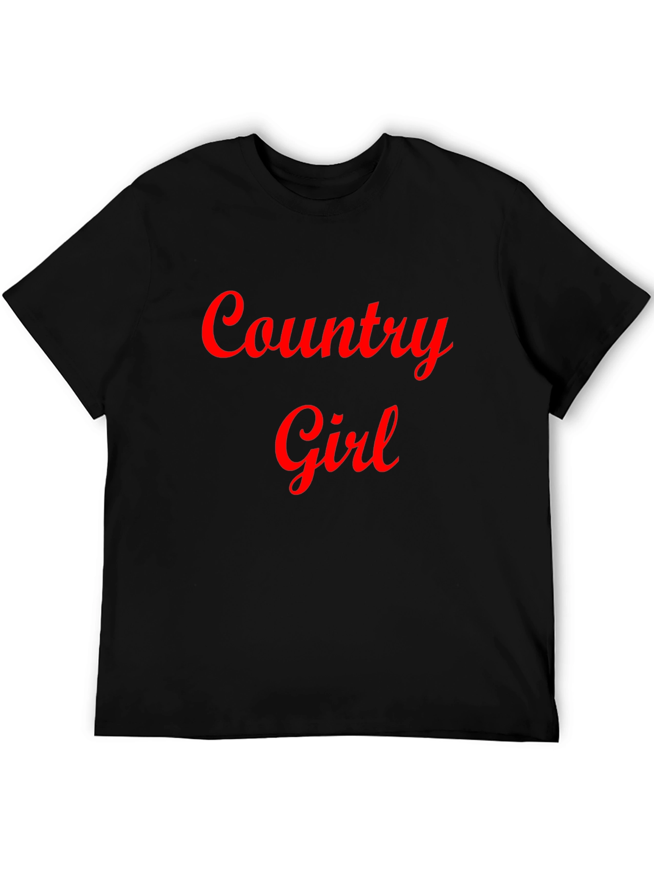 Country Girl Graphic Tee - Black