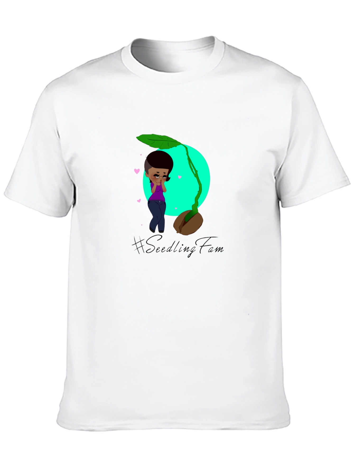Seedling Fam Graphic Tee - Soft Cotton Blend