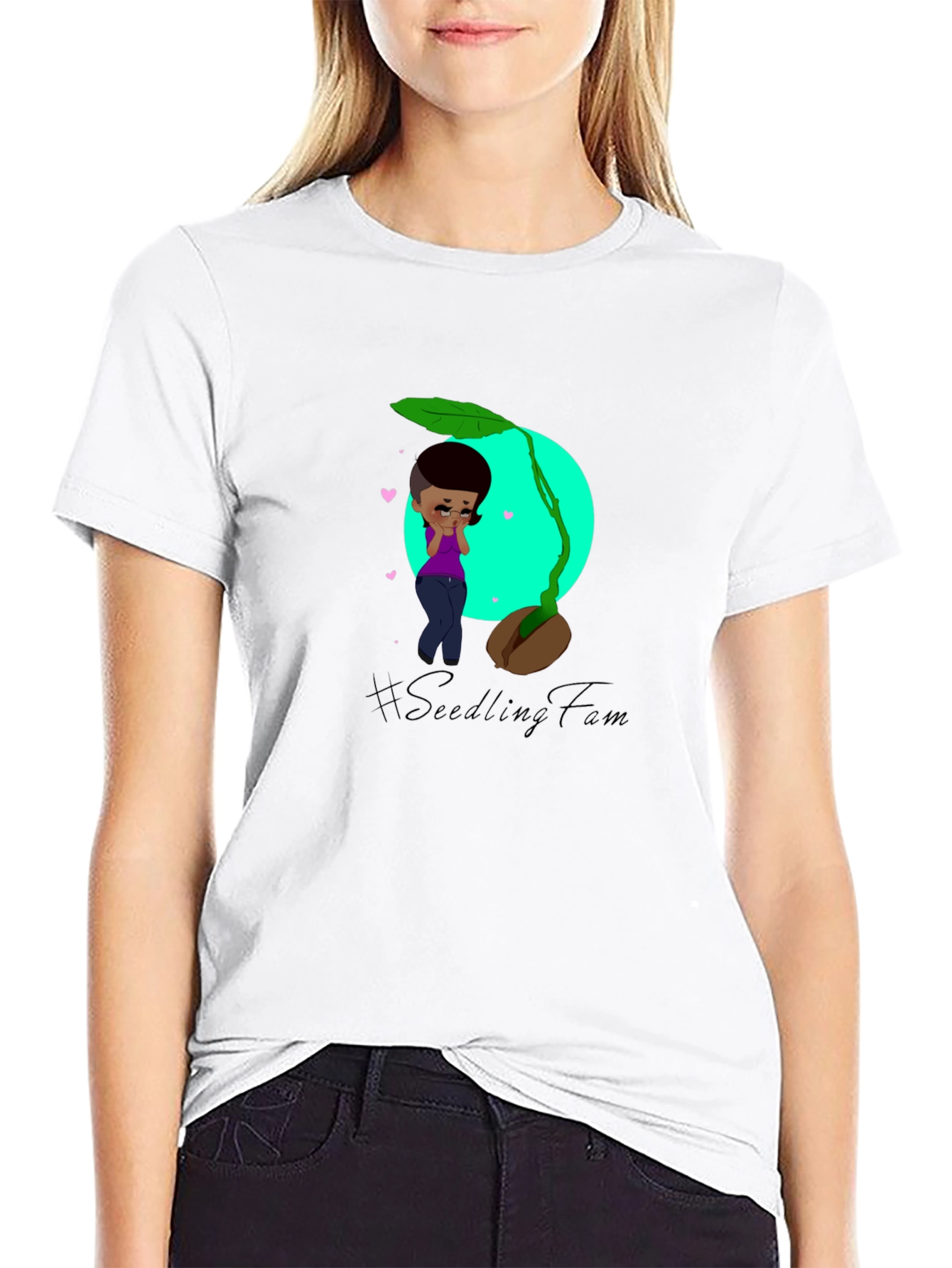 Seedling Fam Graphic Tee - Soft Cotton Blend