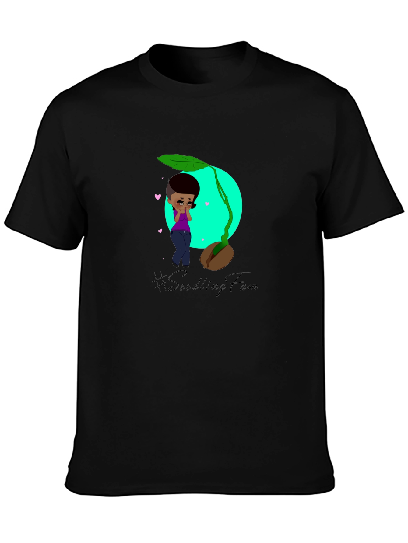 Seedling Fam Graphic Tee - Soft Cotton Blend