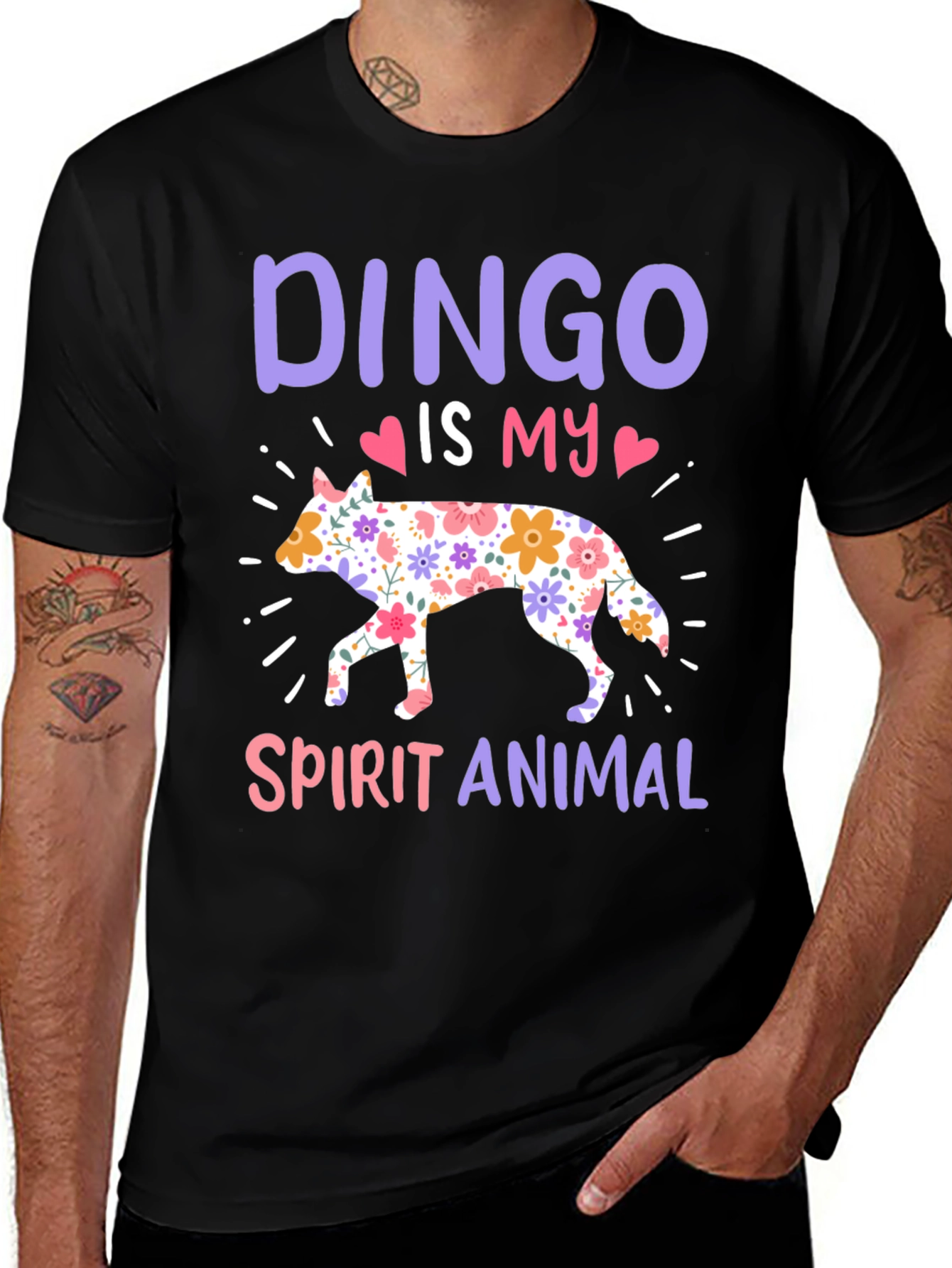 Dingo Spirit Animal Graphic Tee