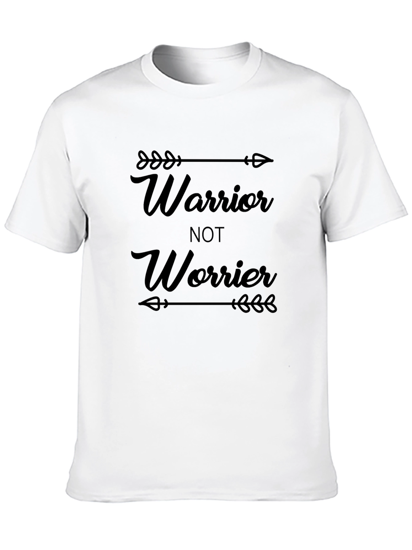 Warrior Not Worrier Graphic T-Shirt