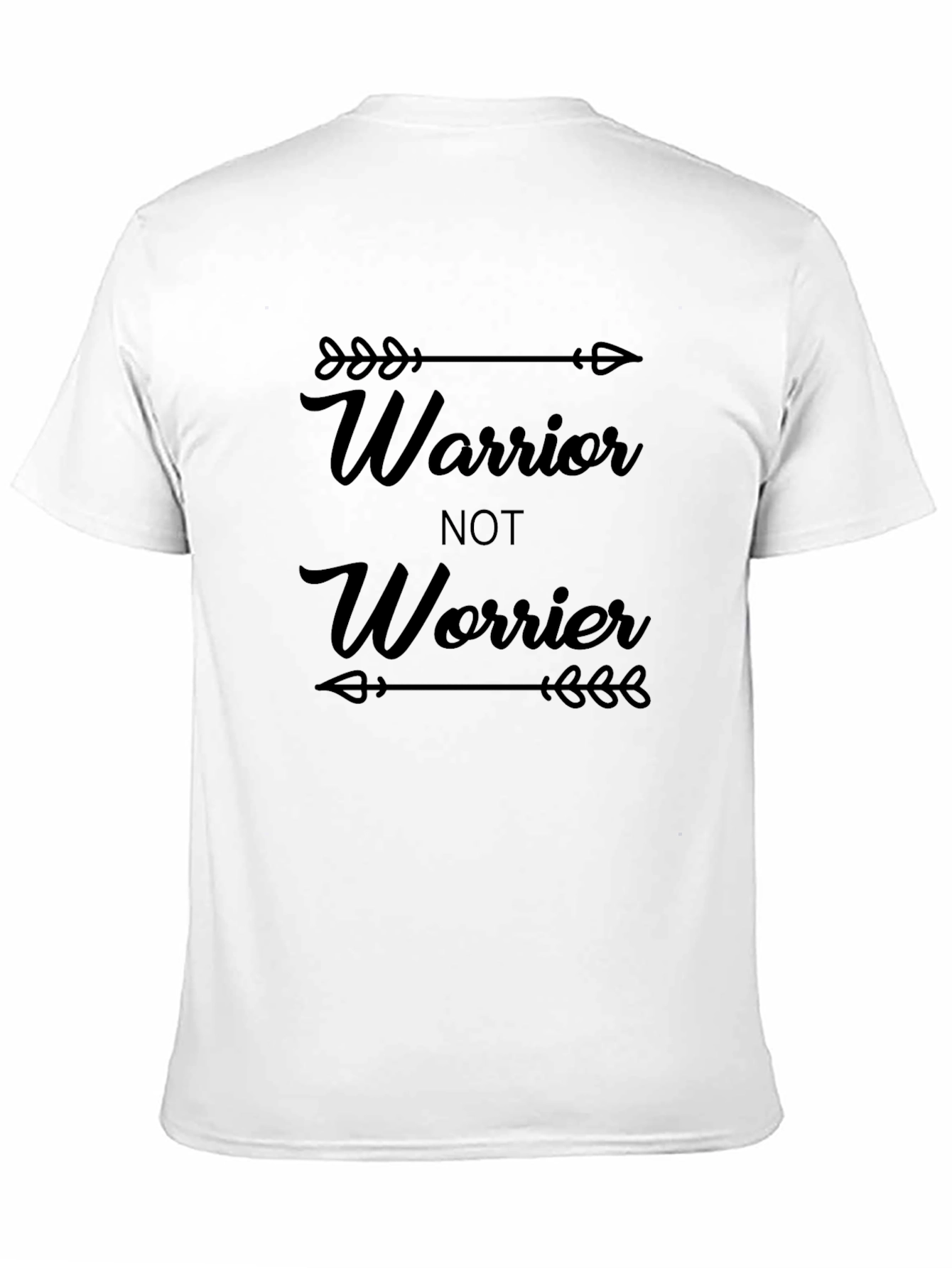 Warrior Not Worrier Graphic T-Shirt