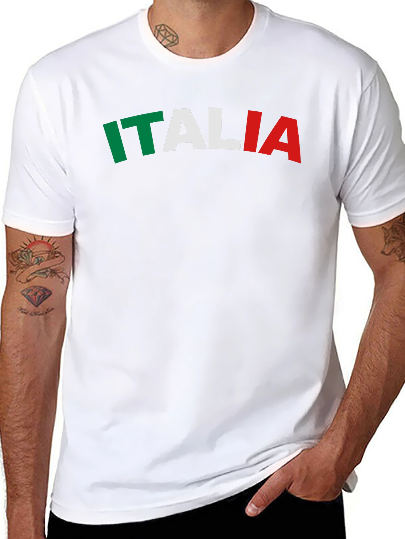 Italia Flag T-Shirt - Italian Pride Tee