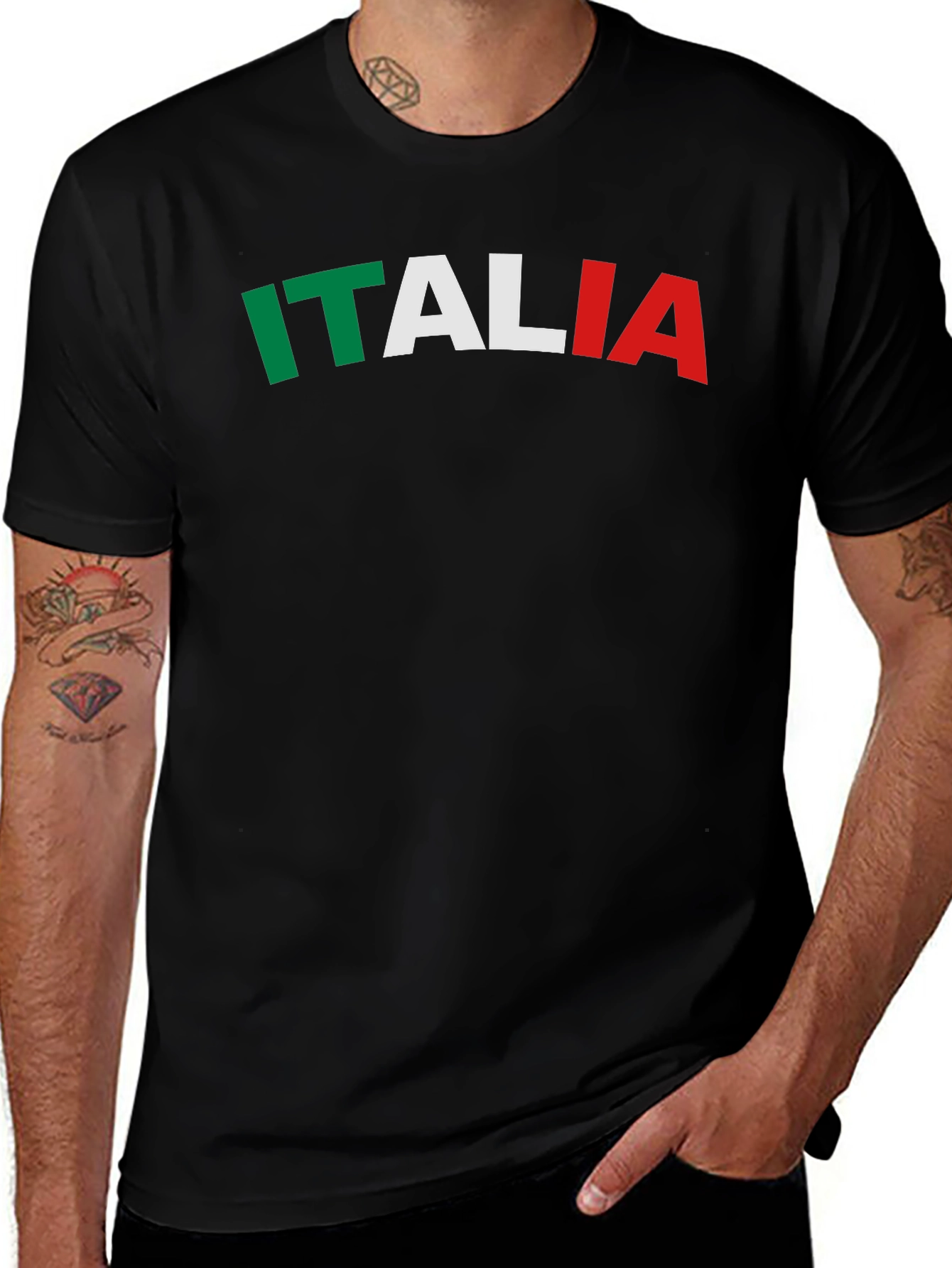 Italia Flag T-Shirt - Italian Pride Tee